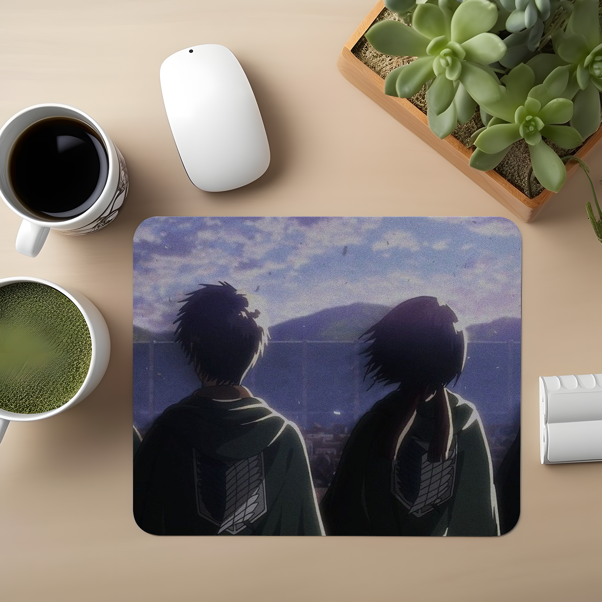 Mikasa Ackerman AOT Premium Mouse Pad