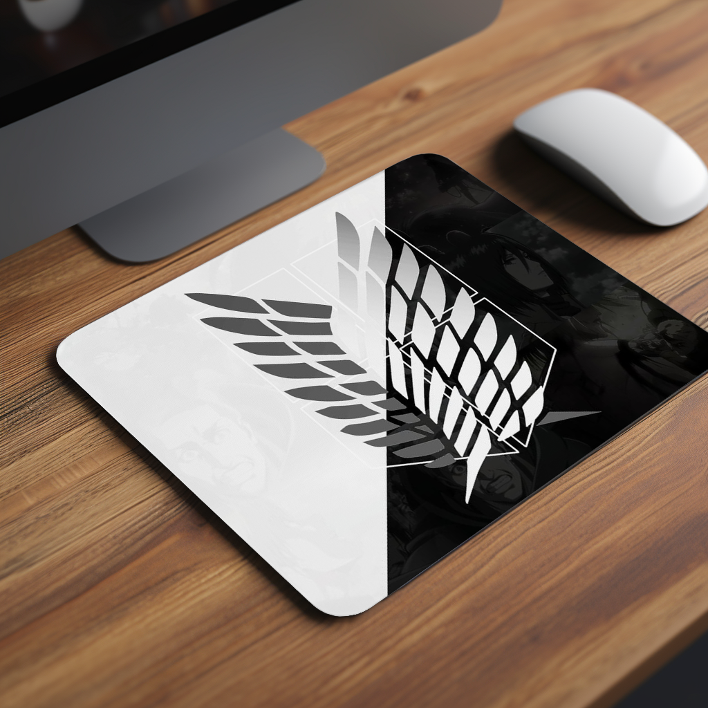 Wings Of Freedom AOT Premium Mouse Pad