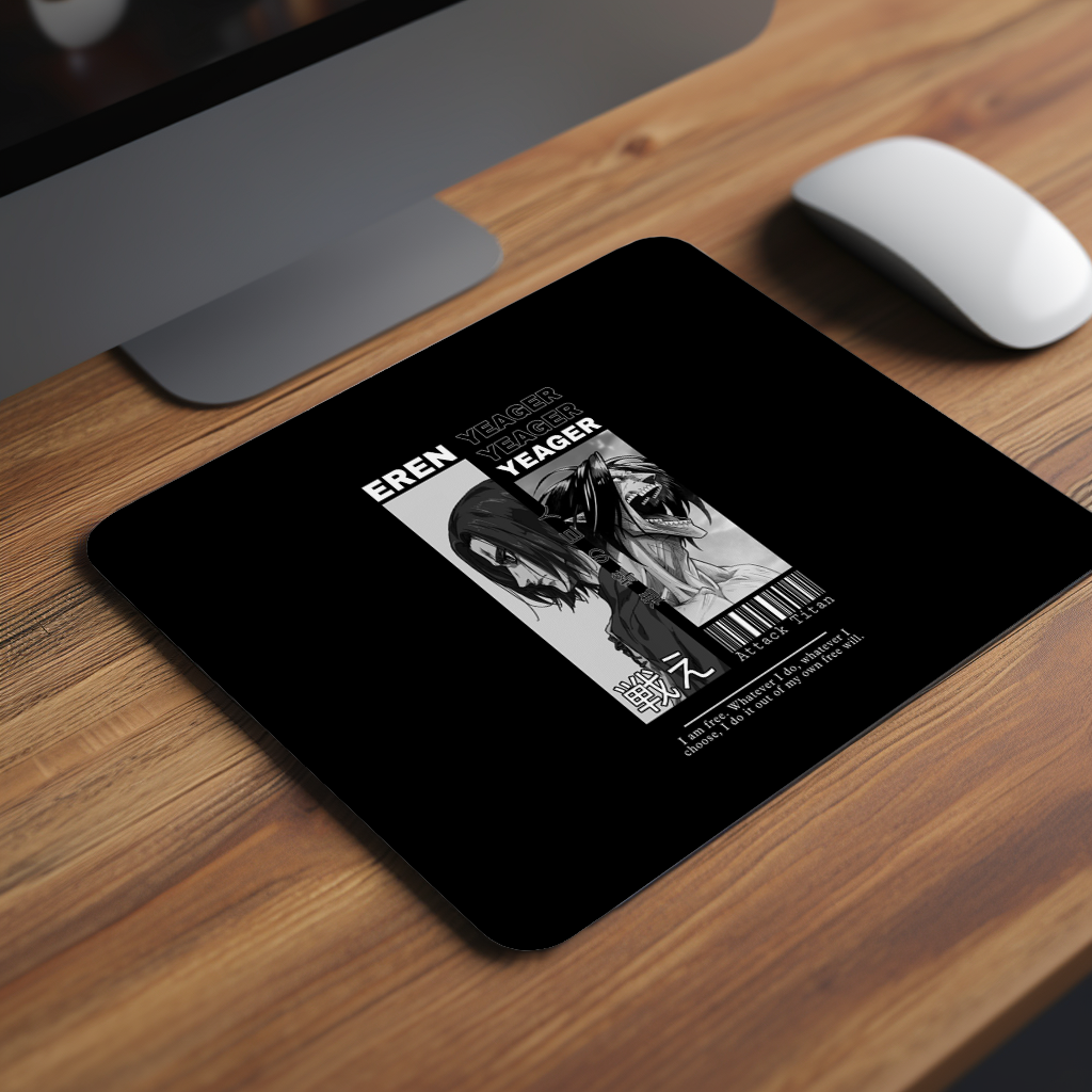 Eren Yeager AOT Premium Mouse Pad
