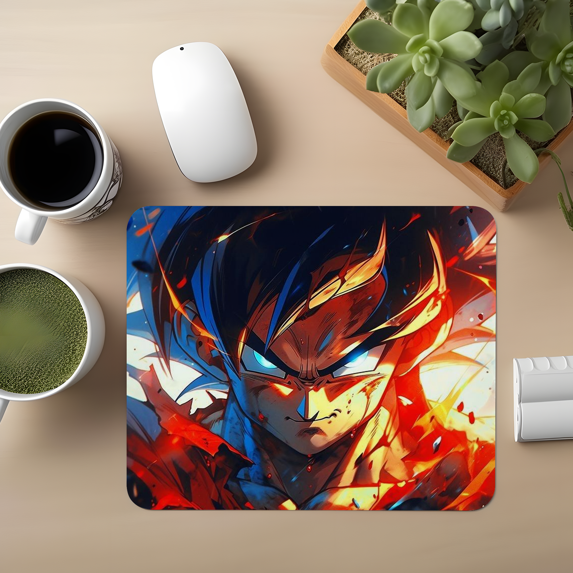Dual Fury Awakening Premium Mouse Pad