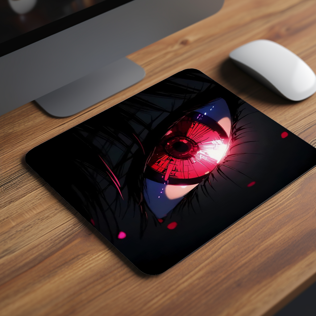Solo Leveling Red-Blue Eye Premium Mouse Pad