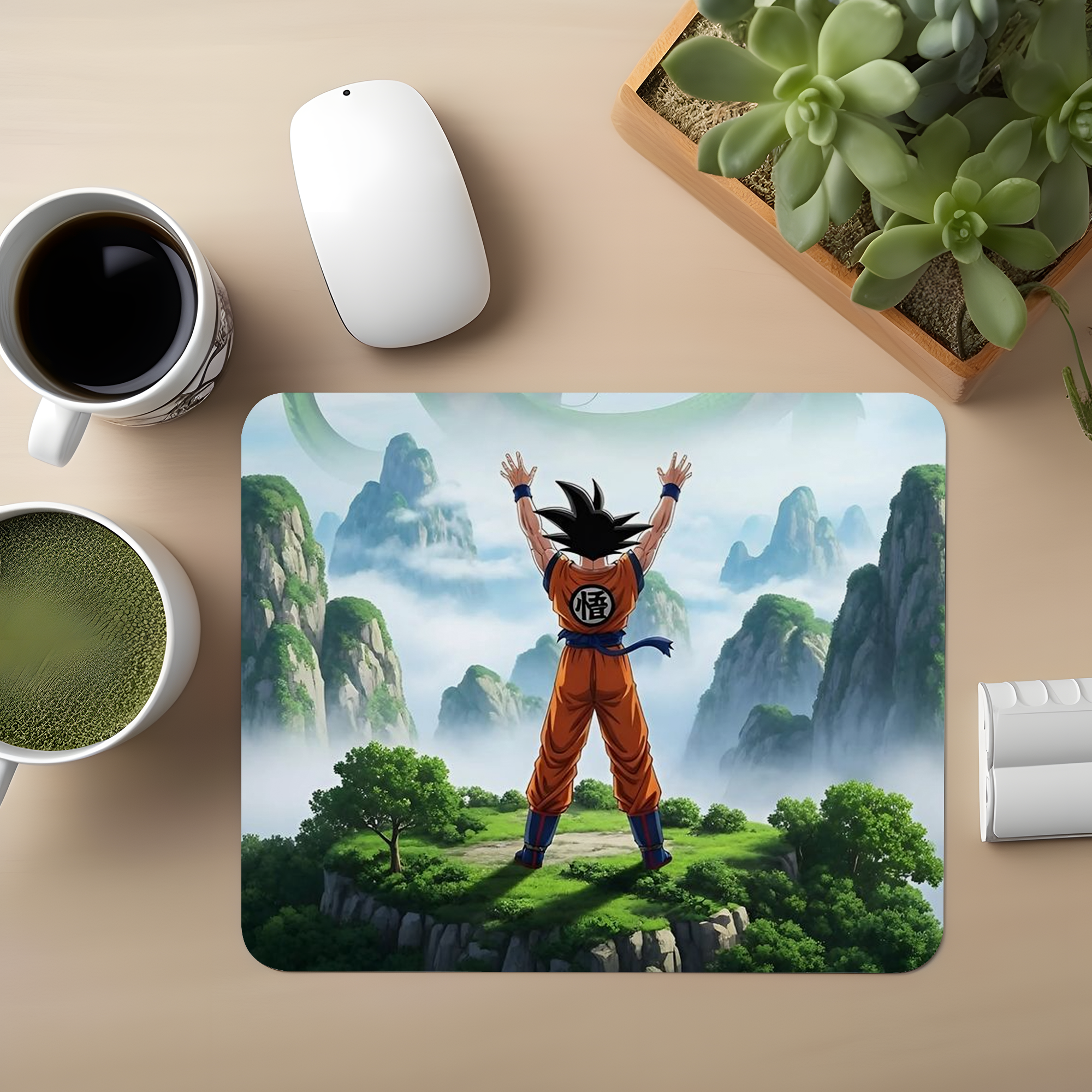 Dragon Goku Premium Mouse Pad
