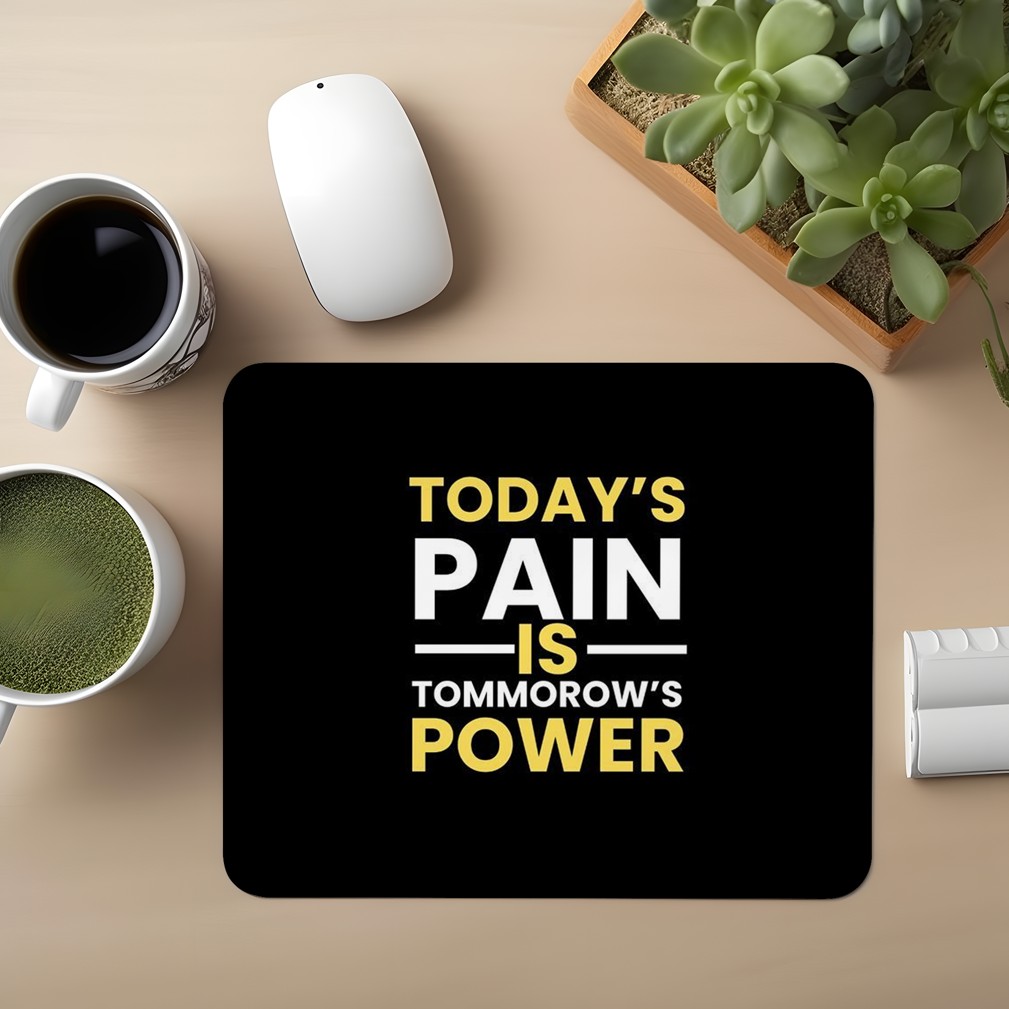 Pain Is Power Premium Mouse Pad