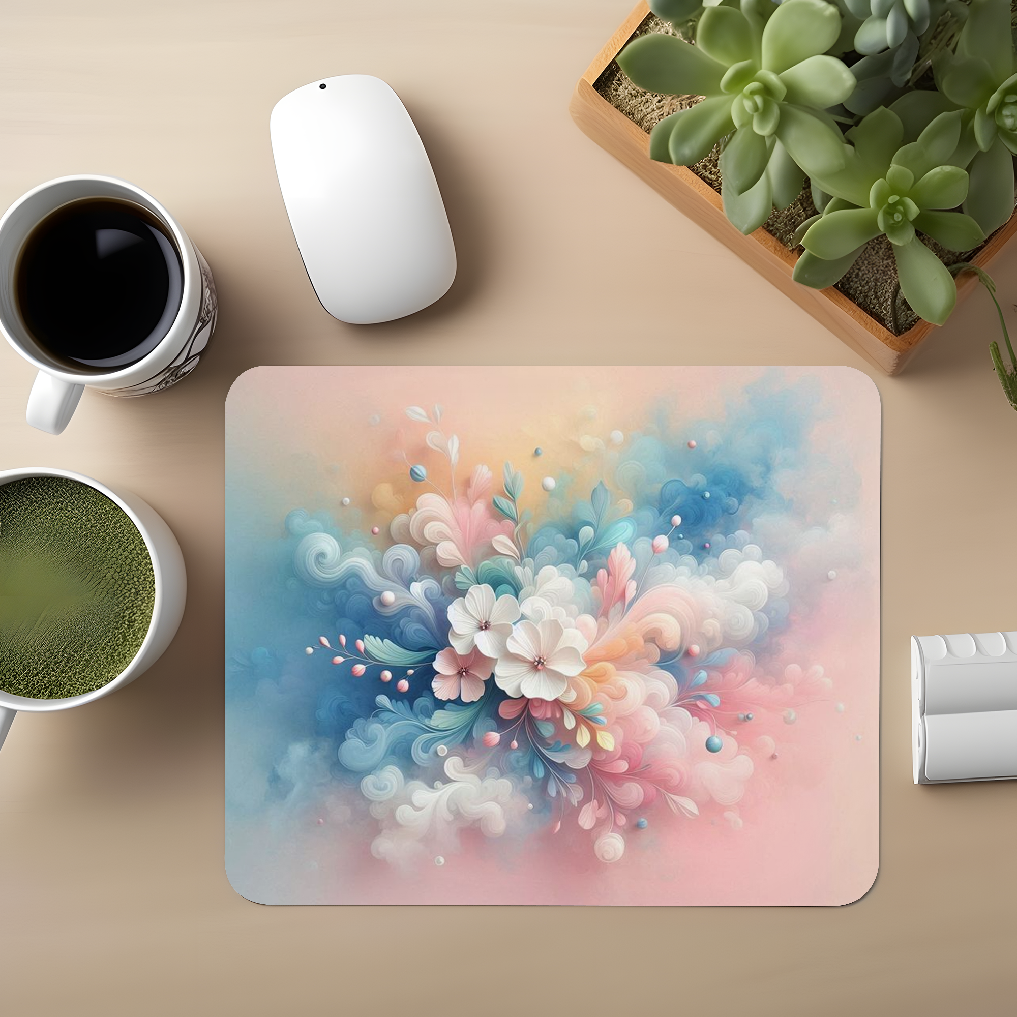 Mystic Pink Violet Premium Mouse Pad