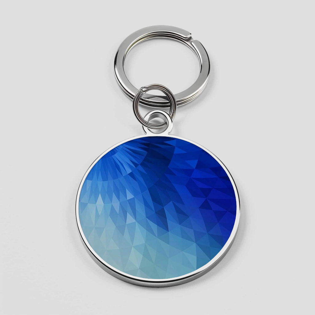 Pastel White-Blue Crystal Phone Cover