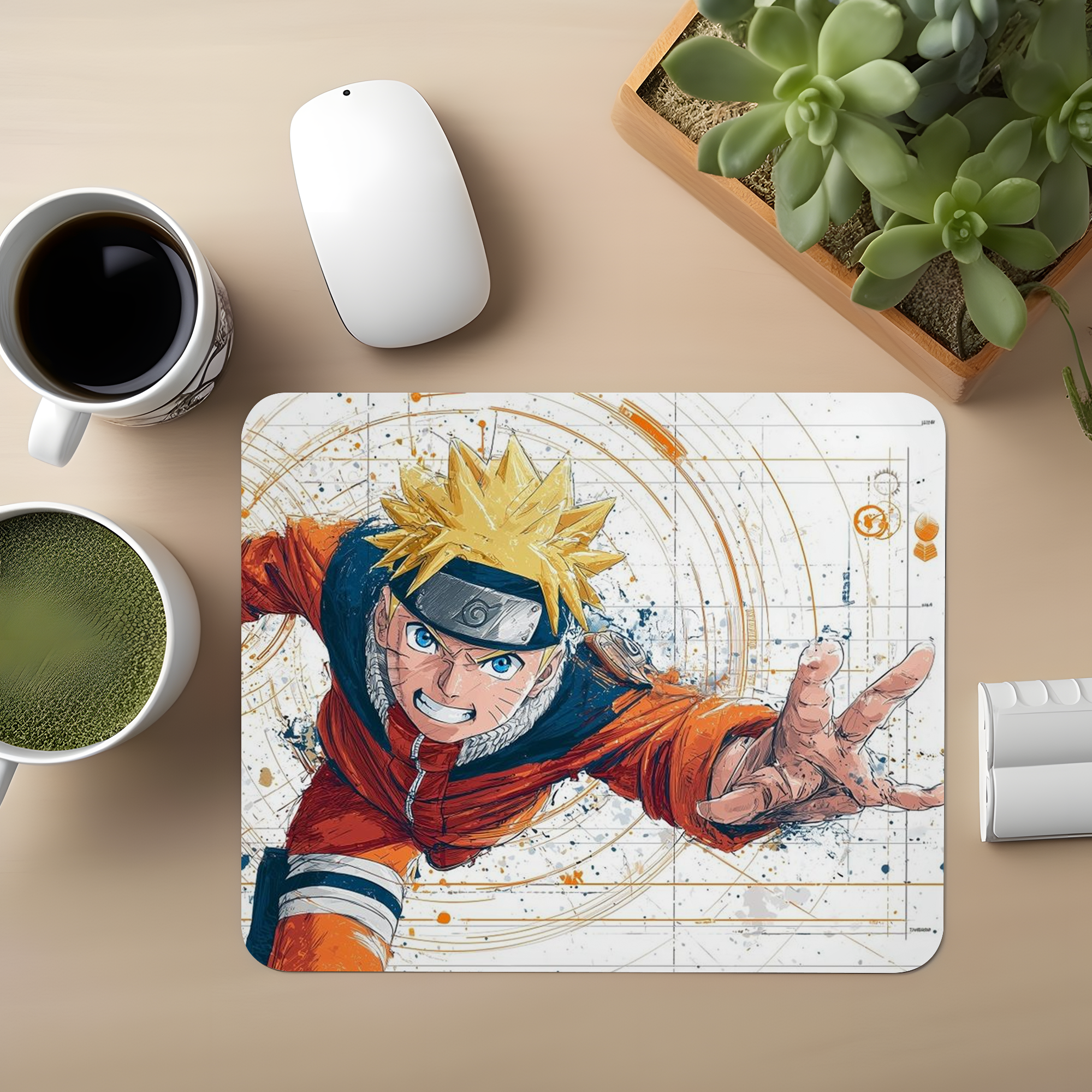 Will of Fire Runner Premium Mouse Pad