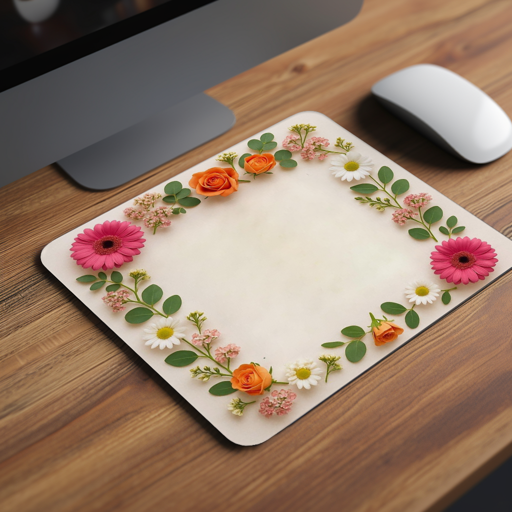 Bloom Frame Premium Mouse Pad