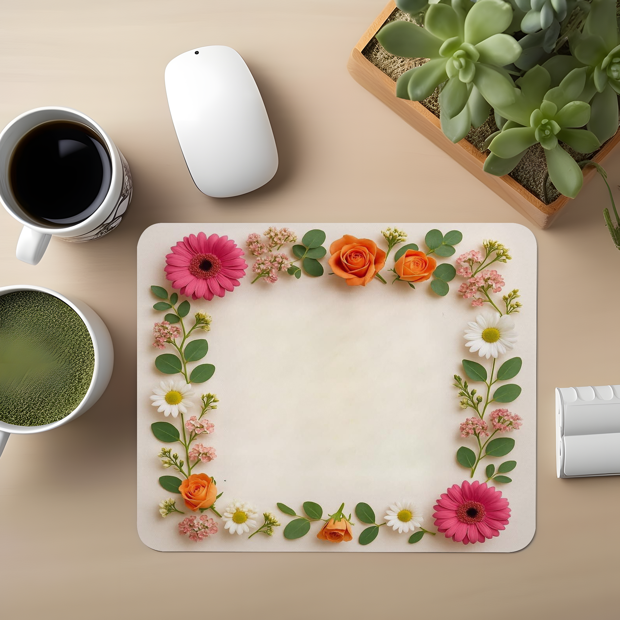 Bloom Frame Premium Mouse Pad