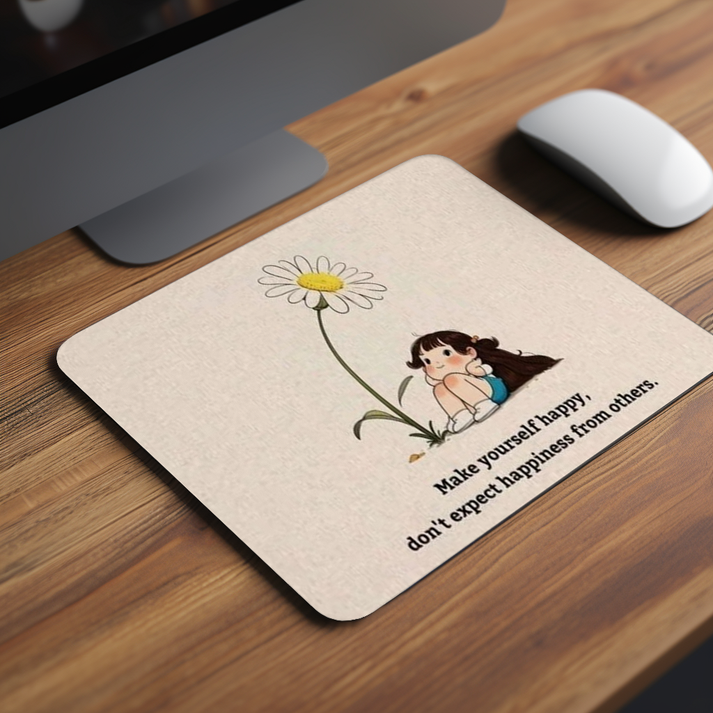 Make Yourself Happy Premium Mouse Pad