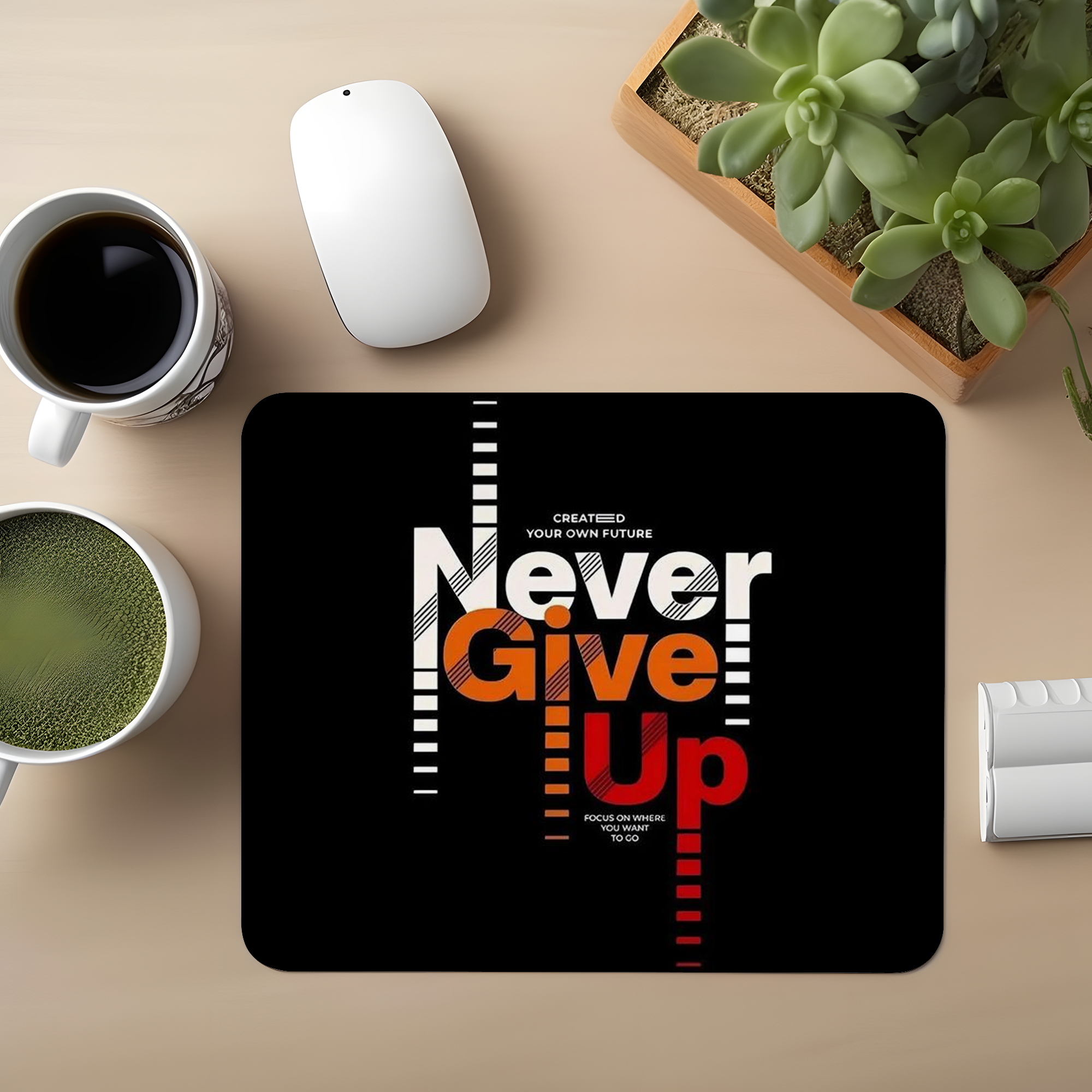 Newer Give Up Premium Mouse Pad