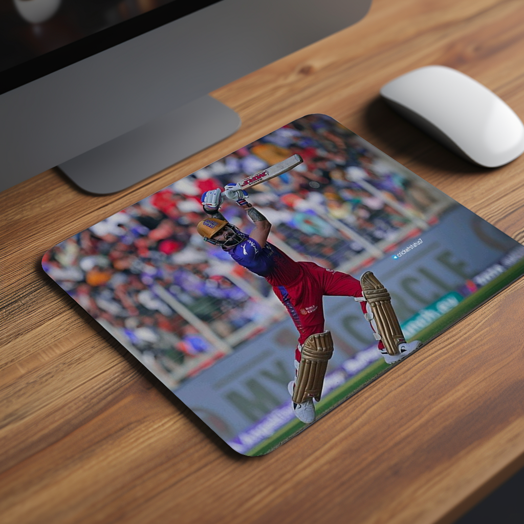 Virat Kohli Cover Drive Premium Mouse Pad