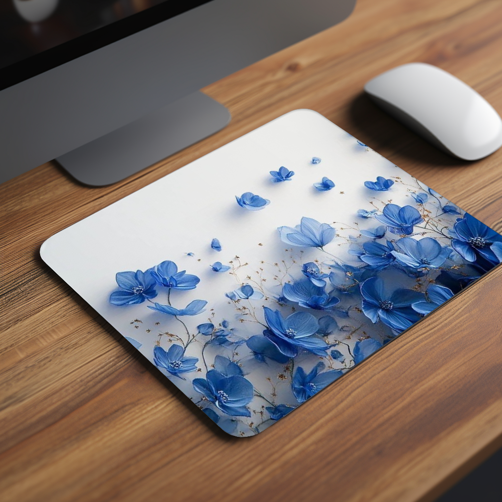 Oceanic Leaves Premium Mouse Pad