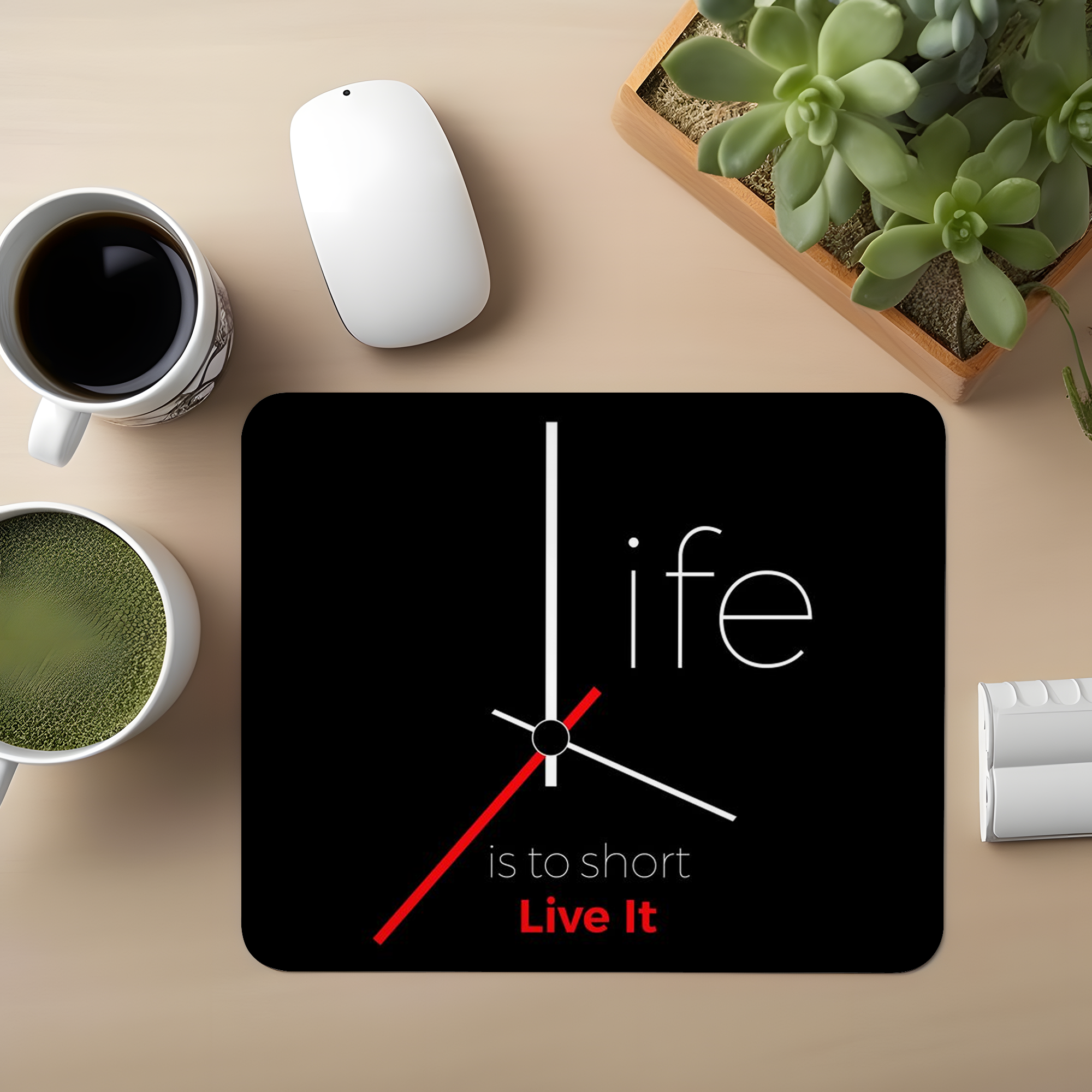 Live Your Life Premium Mouse Pad