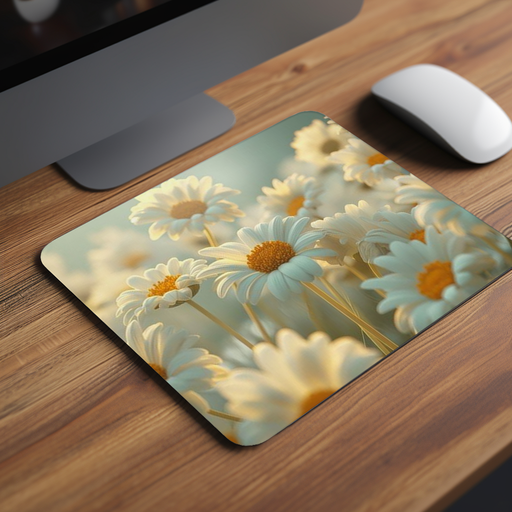 White Gold Garden Premium Mouse Pad