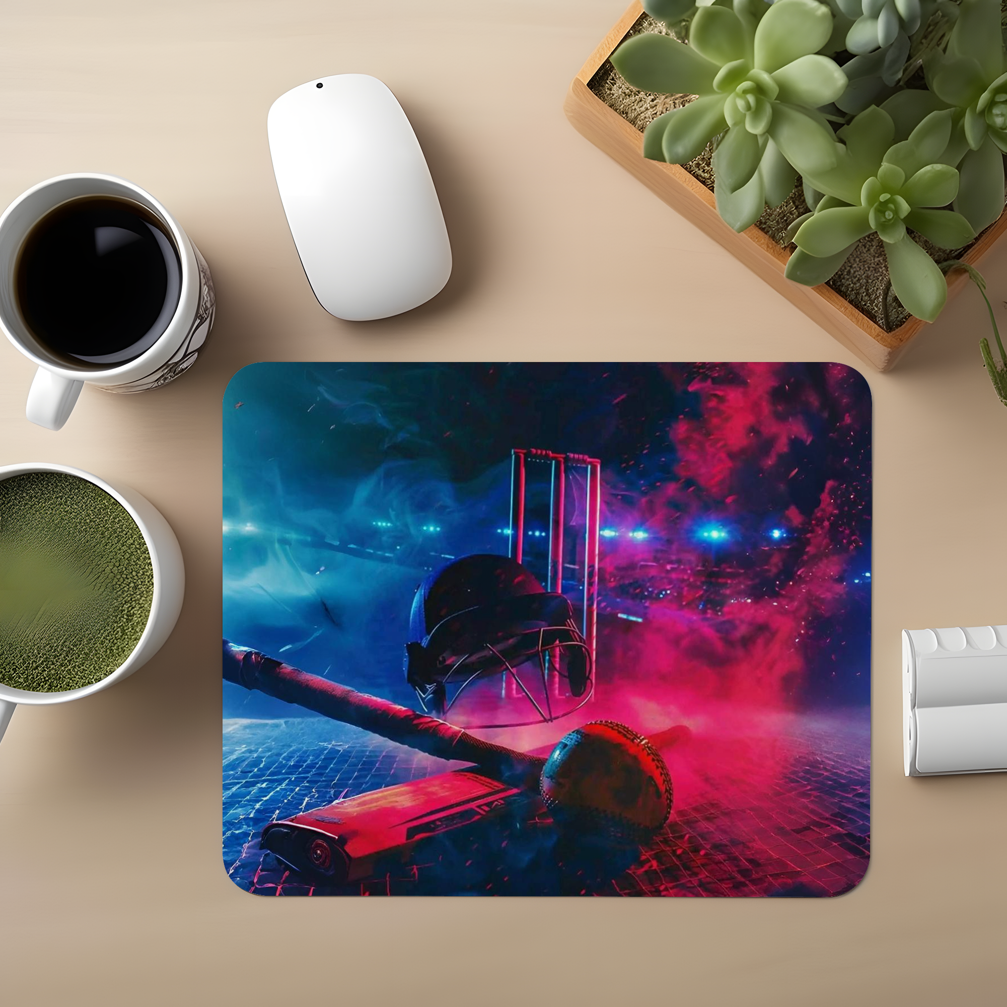 Love With Cricket Premium Mouse Pad