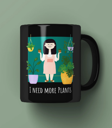 I need more plants Printed Premium Mug