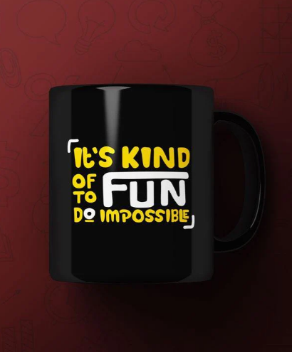 It's fun to do impossible Printed Premium Mug