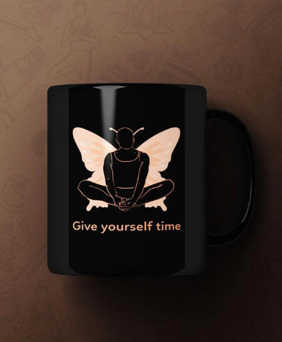 Give yourself time Printed Premium Mug