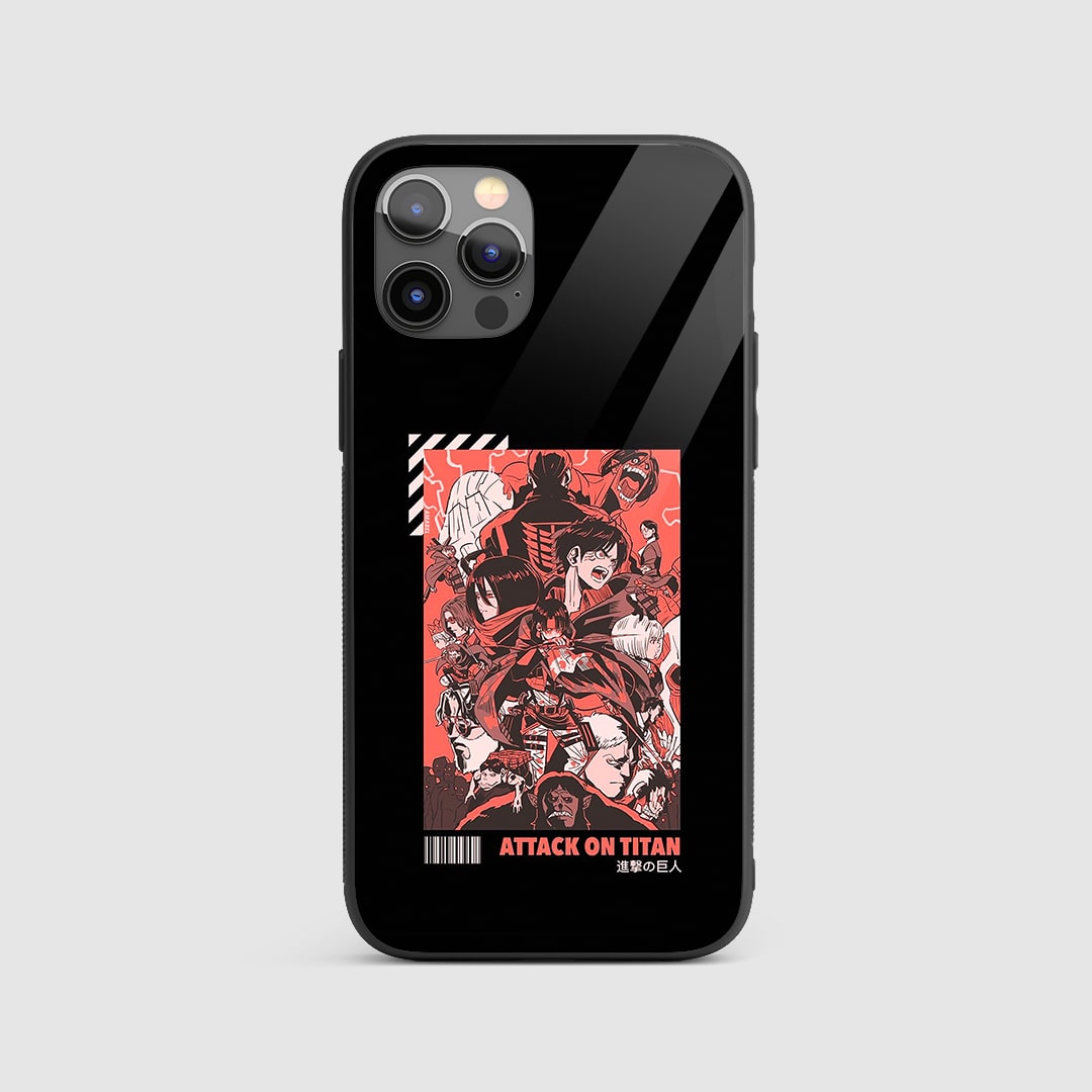 Attack On Titan Silicone Armored Phone Case