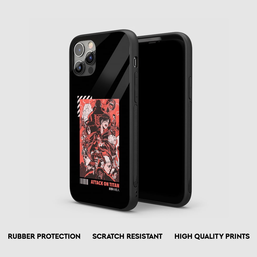 Attack On Titan Silicone Armored Phone Case