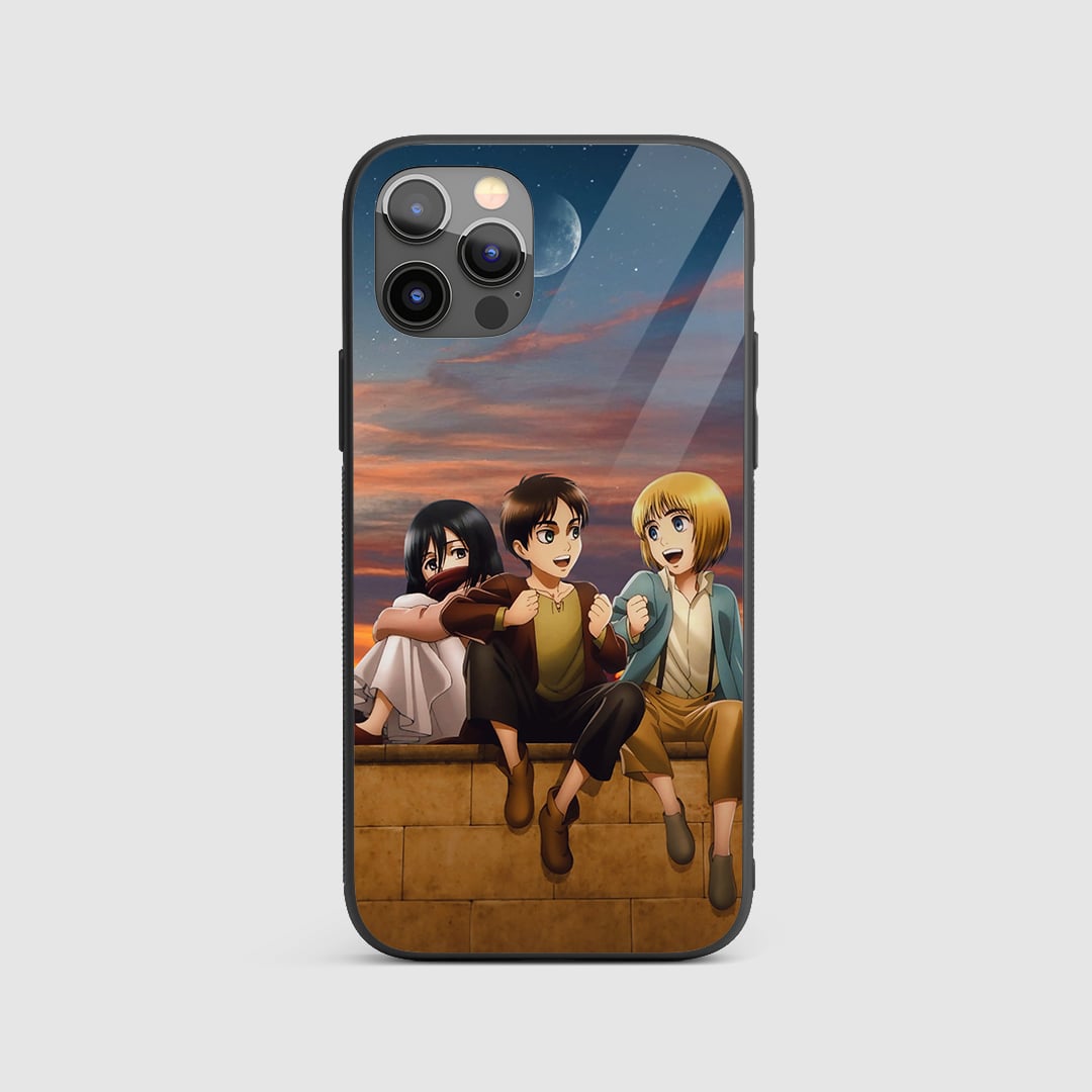 Attack On Titan Trio Silicone Armored Phone Case