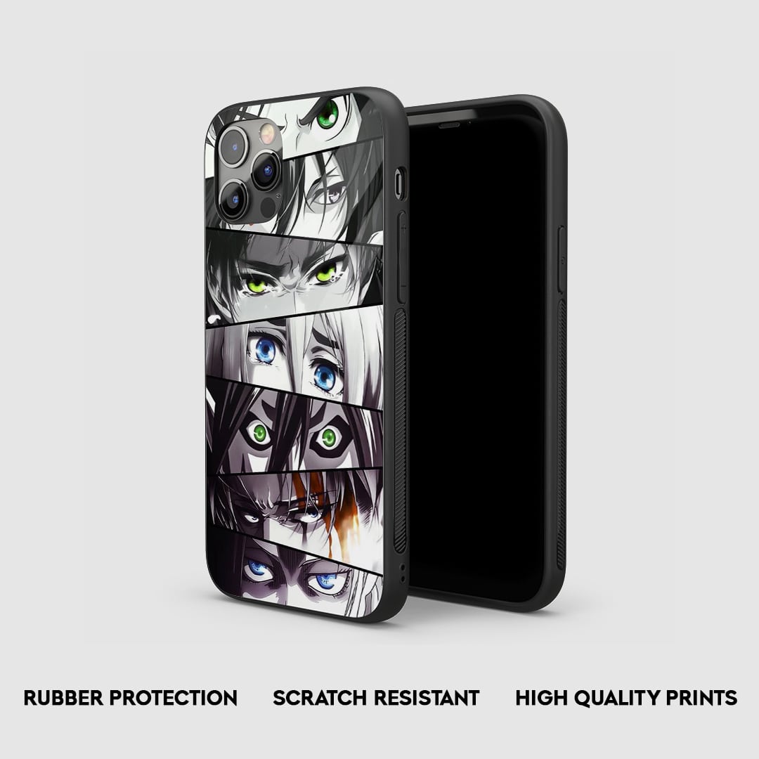 AOT Eyes Silicone Armored Phone Case