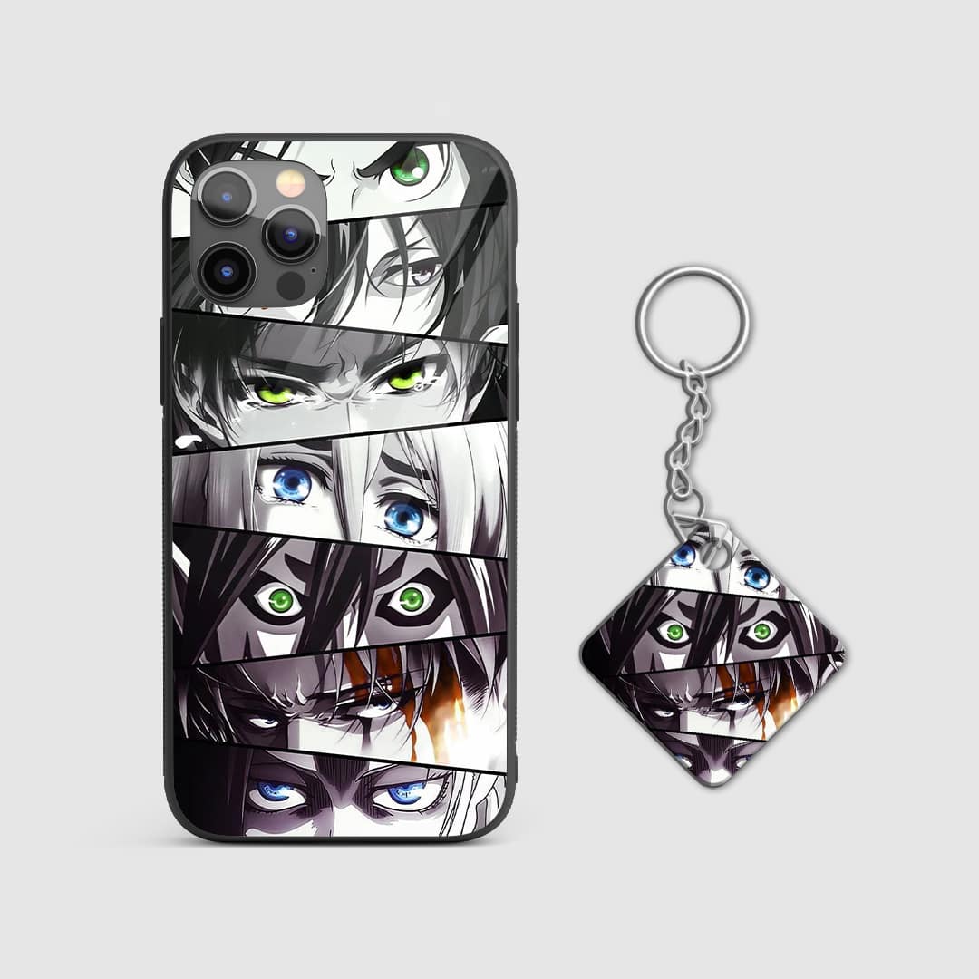 AOT Eyes Silicone Armored Phone Case