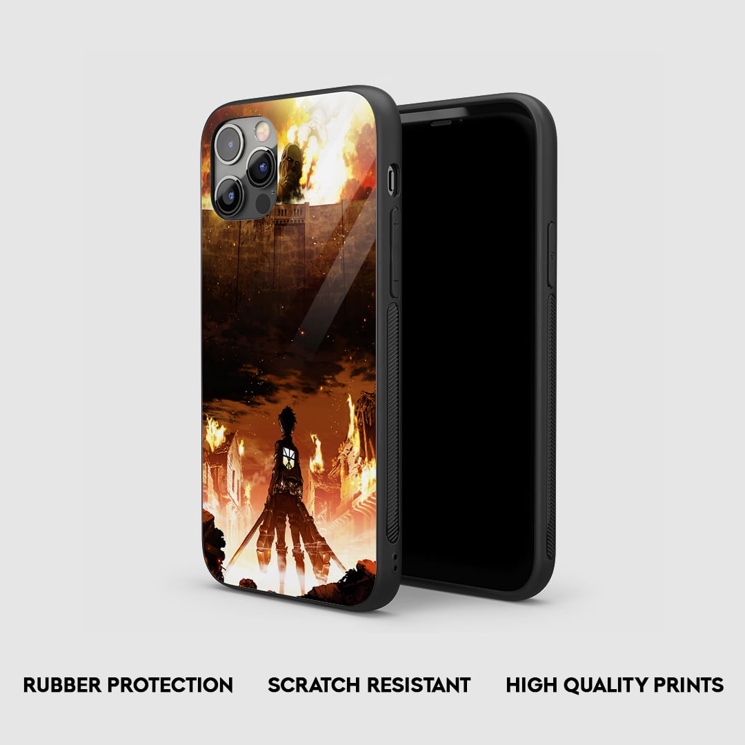 AOT Wall Silicone Armored Phone Case