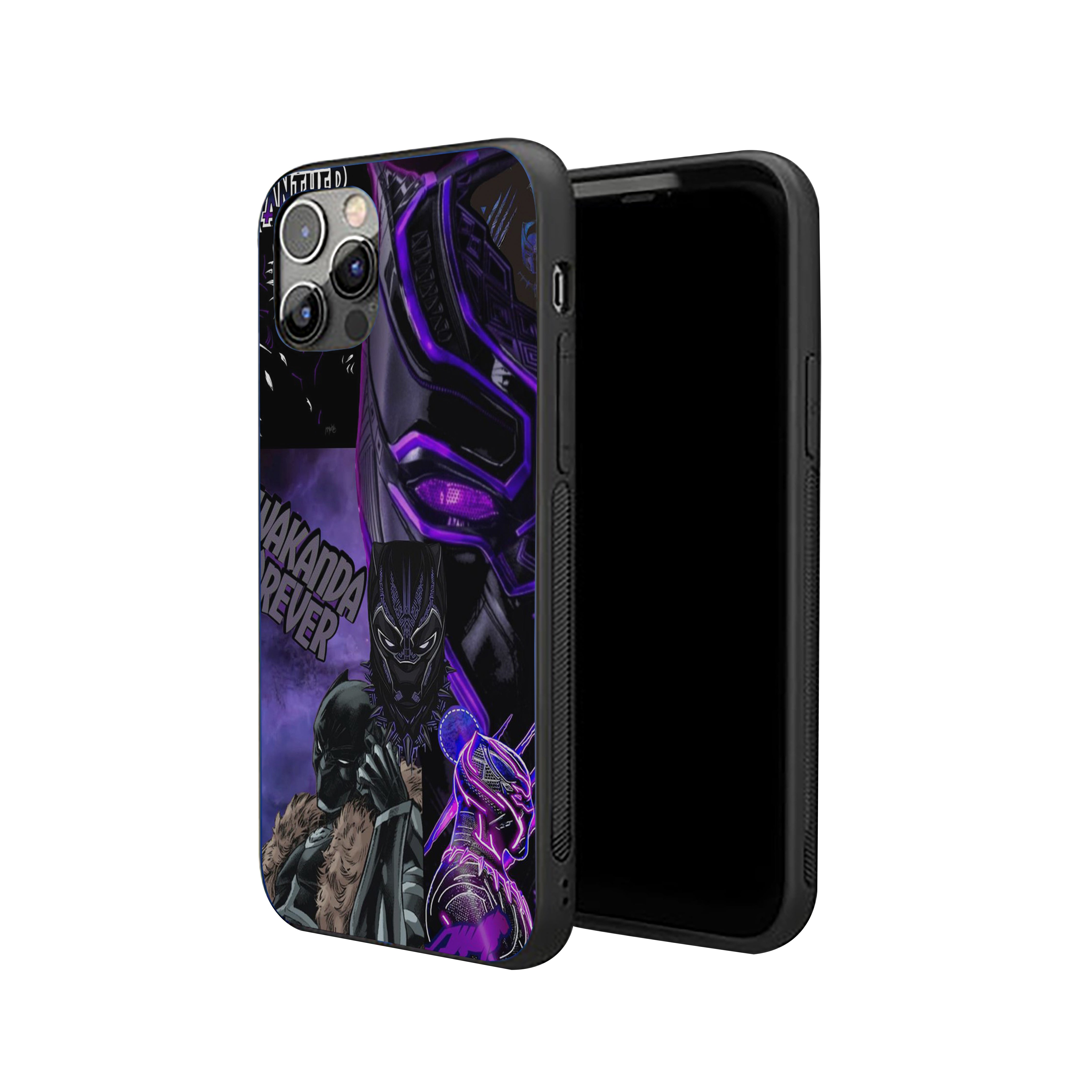 Panther’s Vigil Black Panther Silicone Armored Phone Case