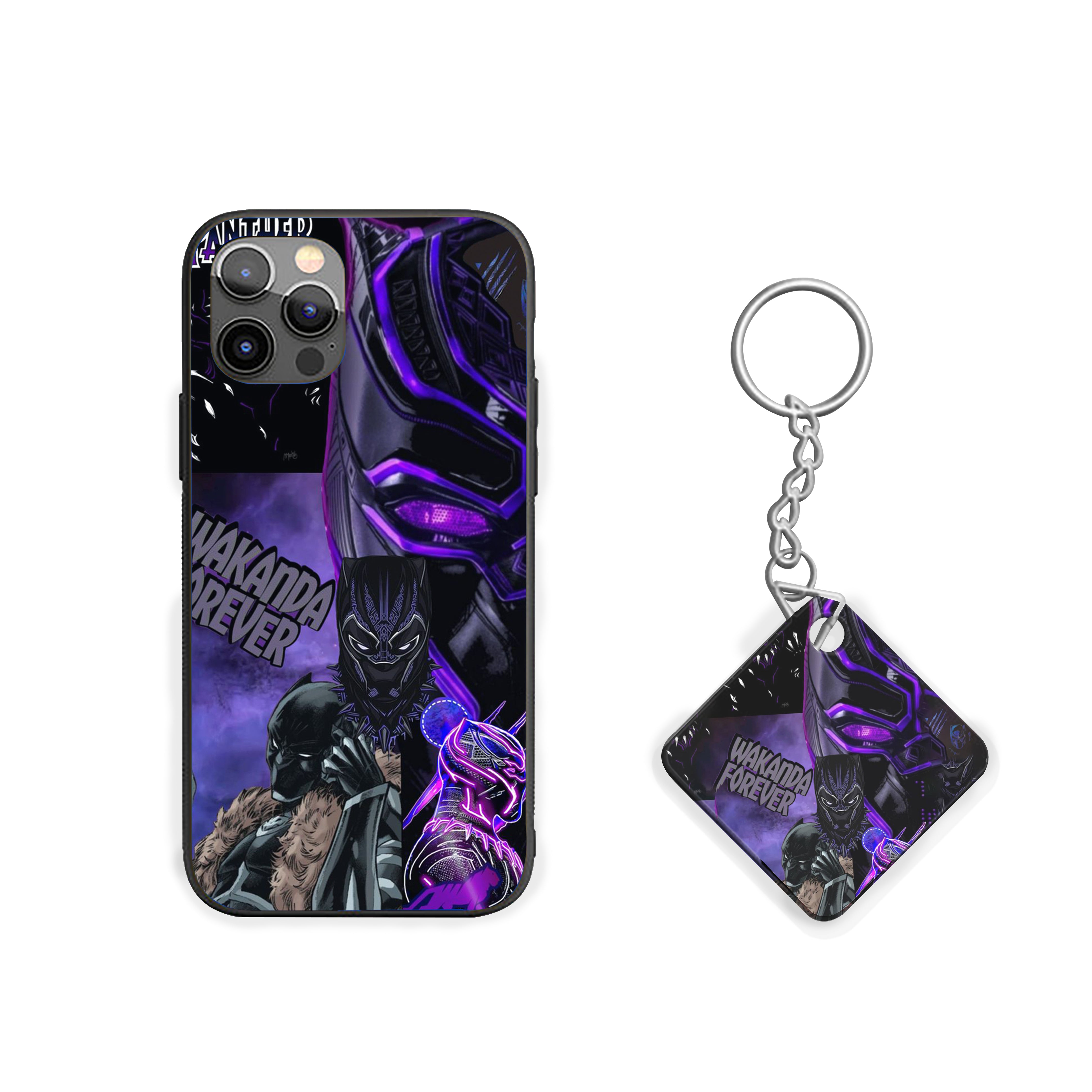 Panther’s Vigil Black Panther Silicone Armored Phone Case