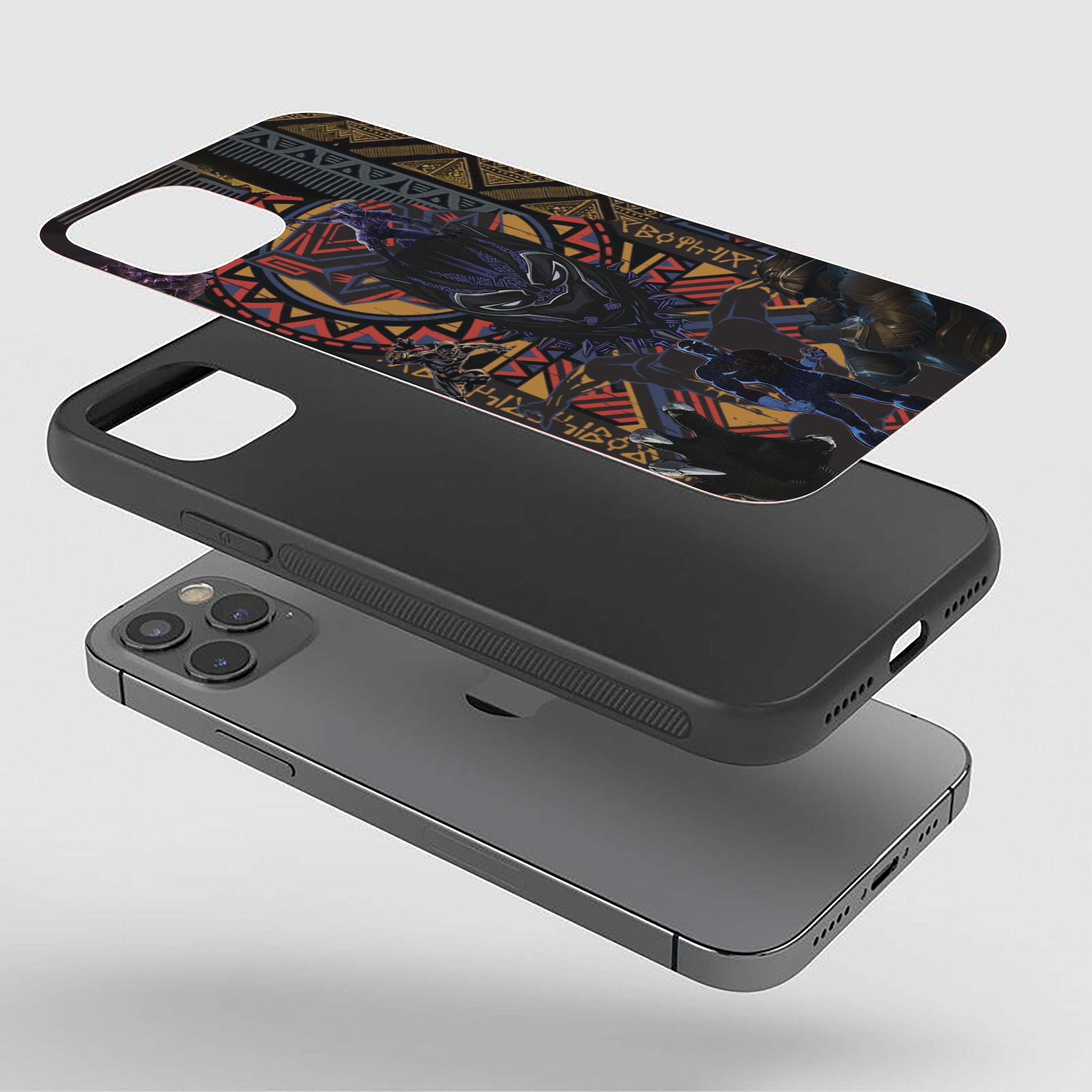The Forever Throne Black Panther Silicone Armored Phone Case