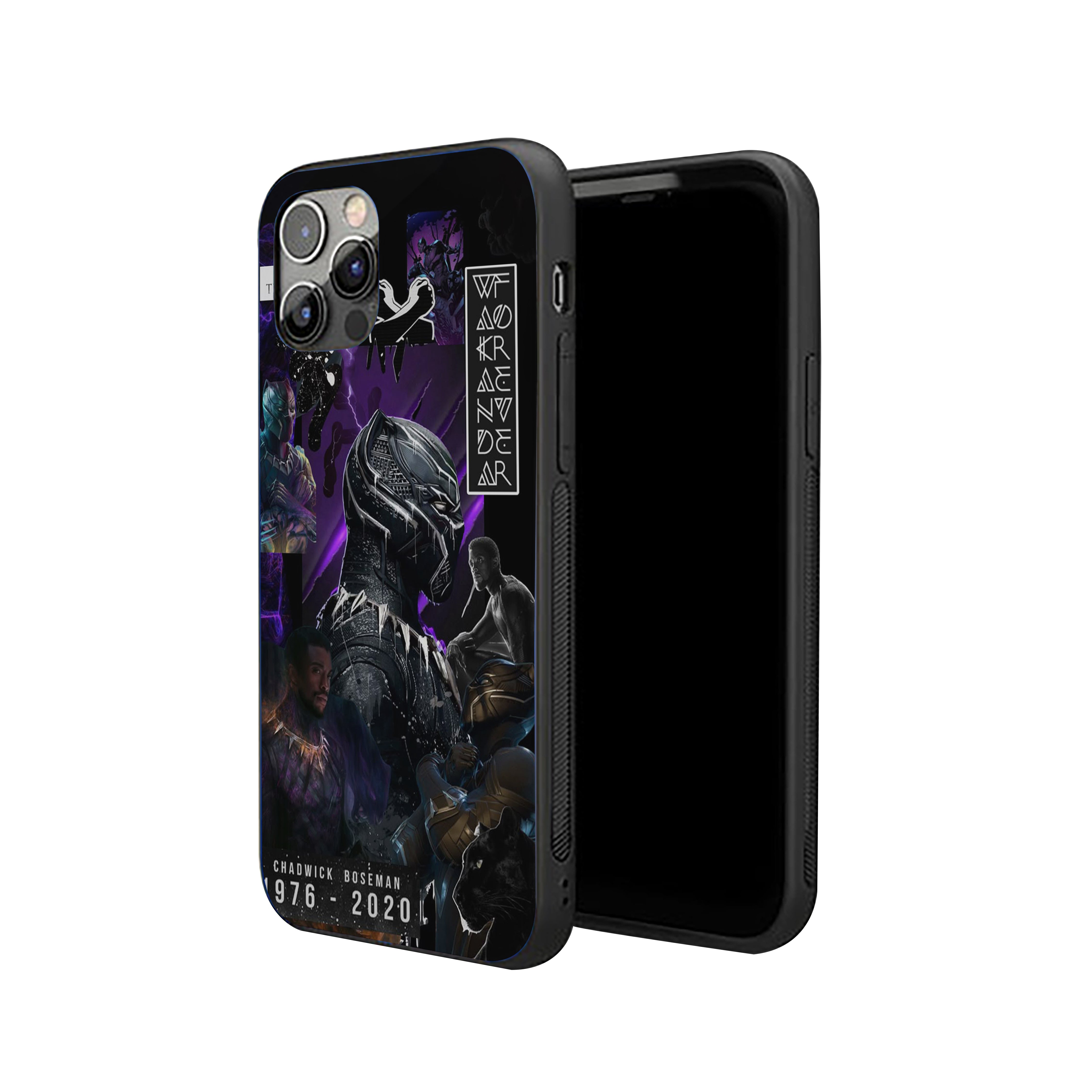 Vibranium Vow Black Panther Silicone Armored Phone Case