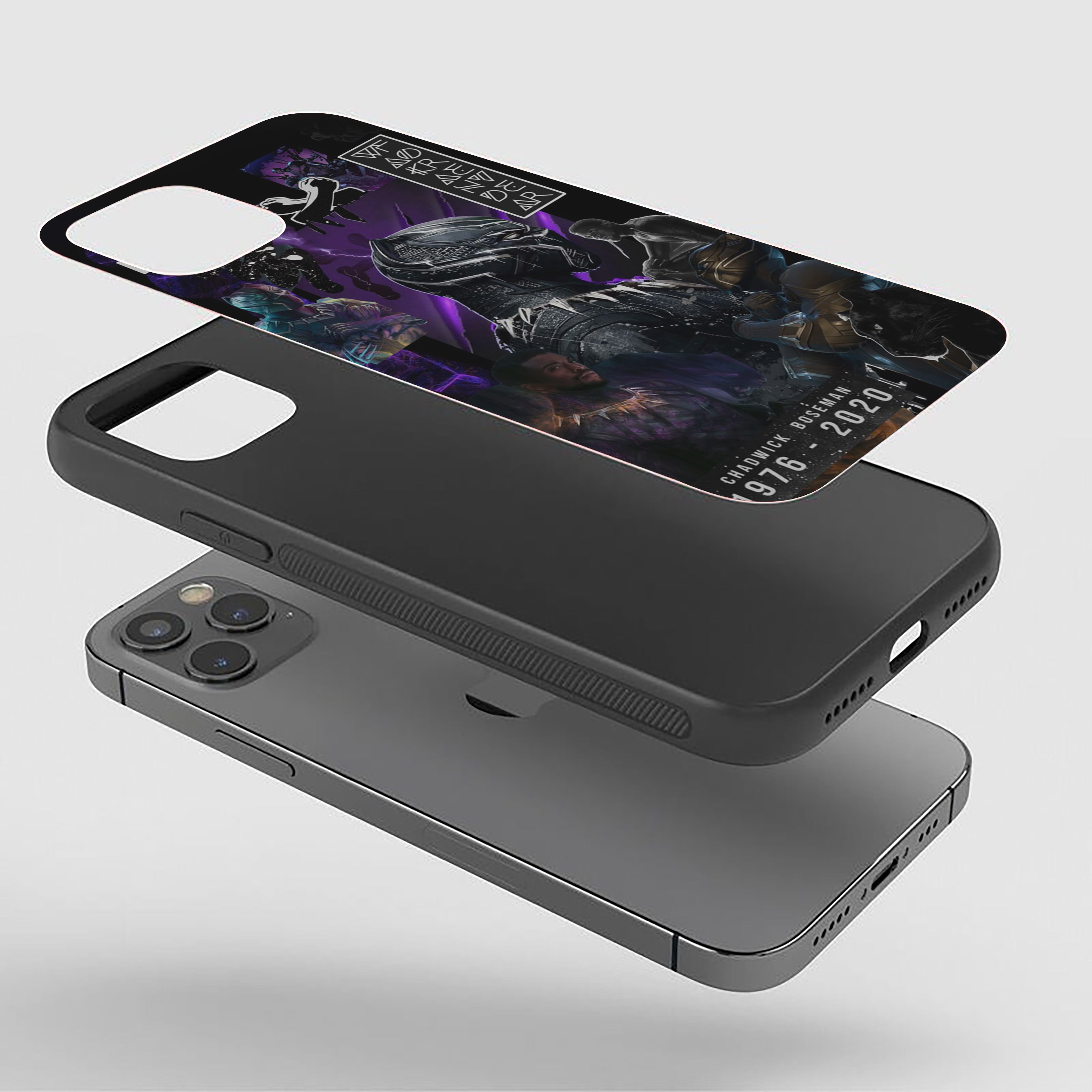 Vibranium Vow Black Panther Silicone Armored Phone Case