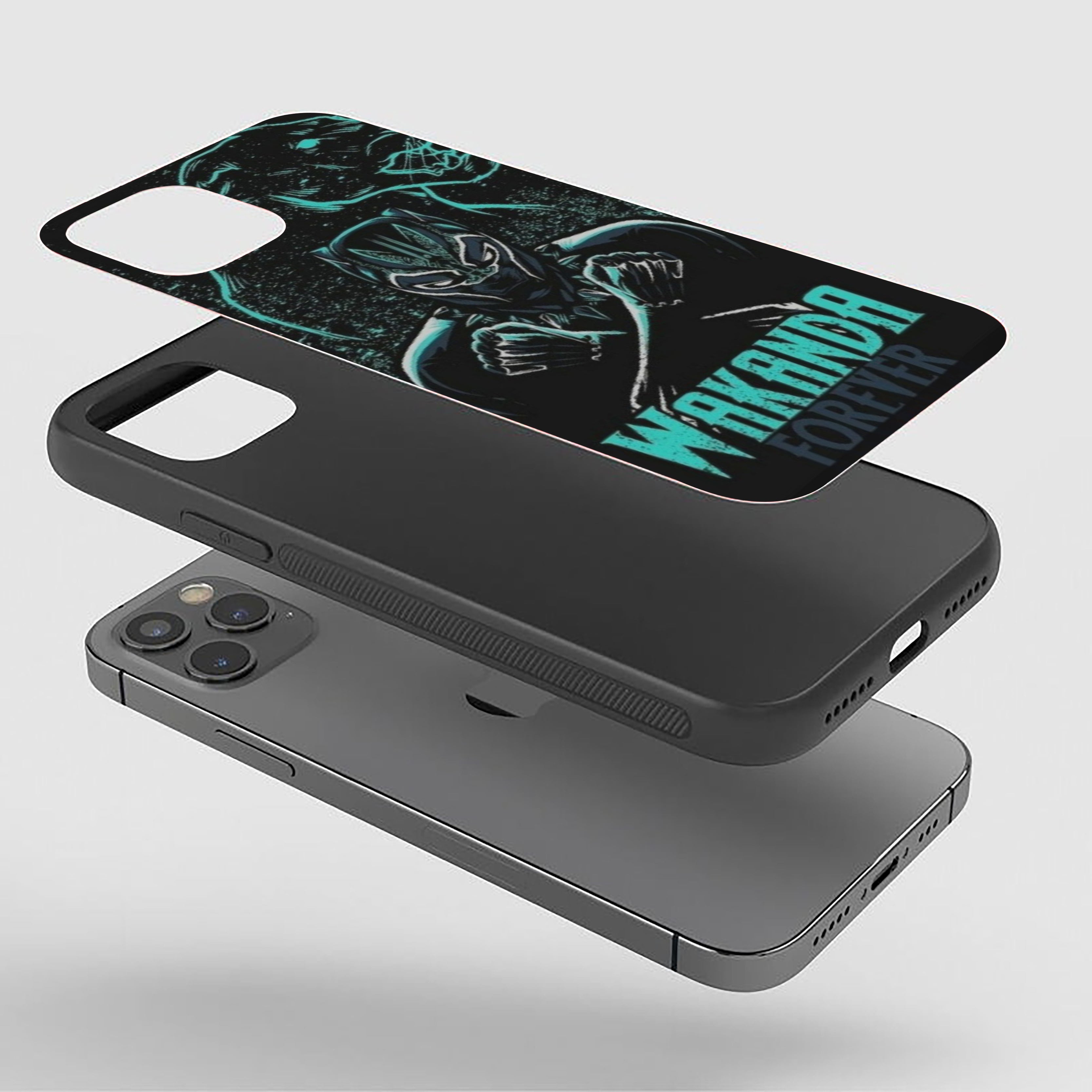 Wakanda’s Oath Black Panther Silicone Armored Phone Case