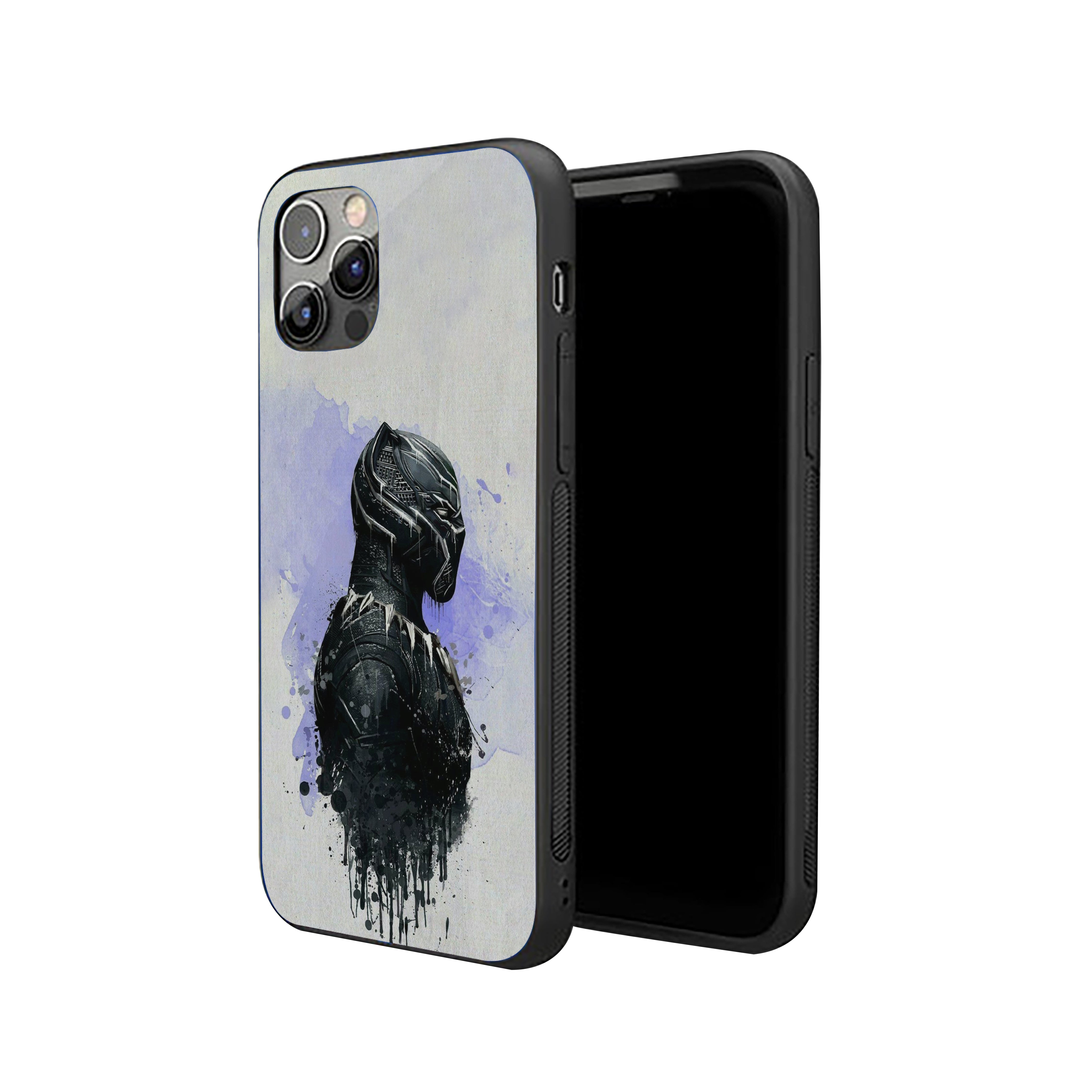 Wakanda Strokes Black Panther Silicone Armored Phone Case