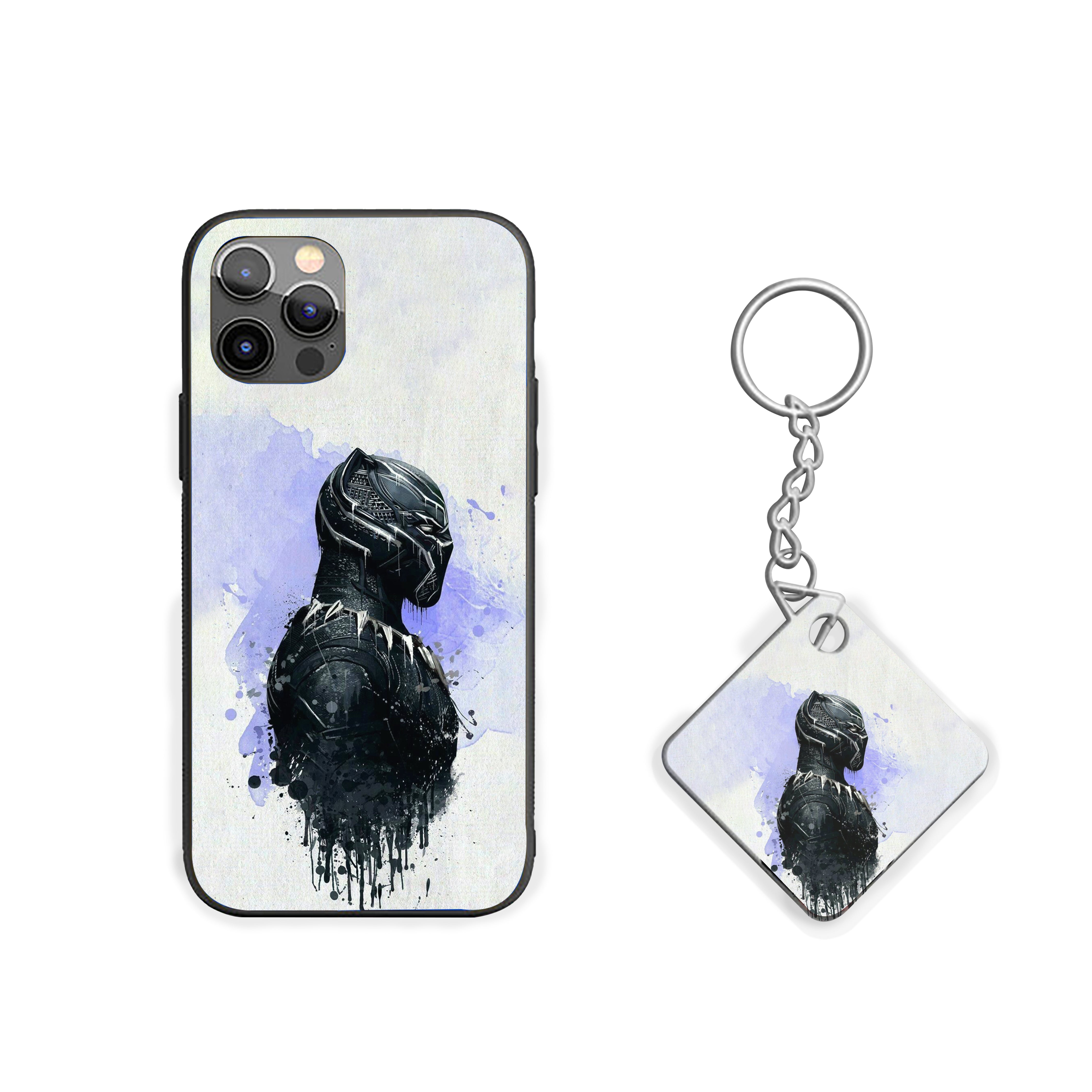Wakanda Strokes Black Panther Silicone Armored Phone Case