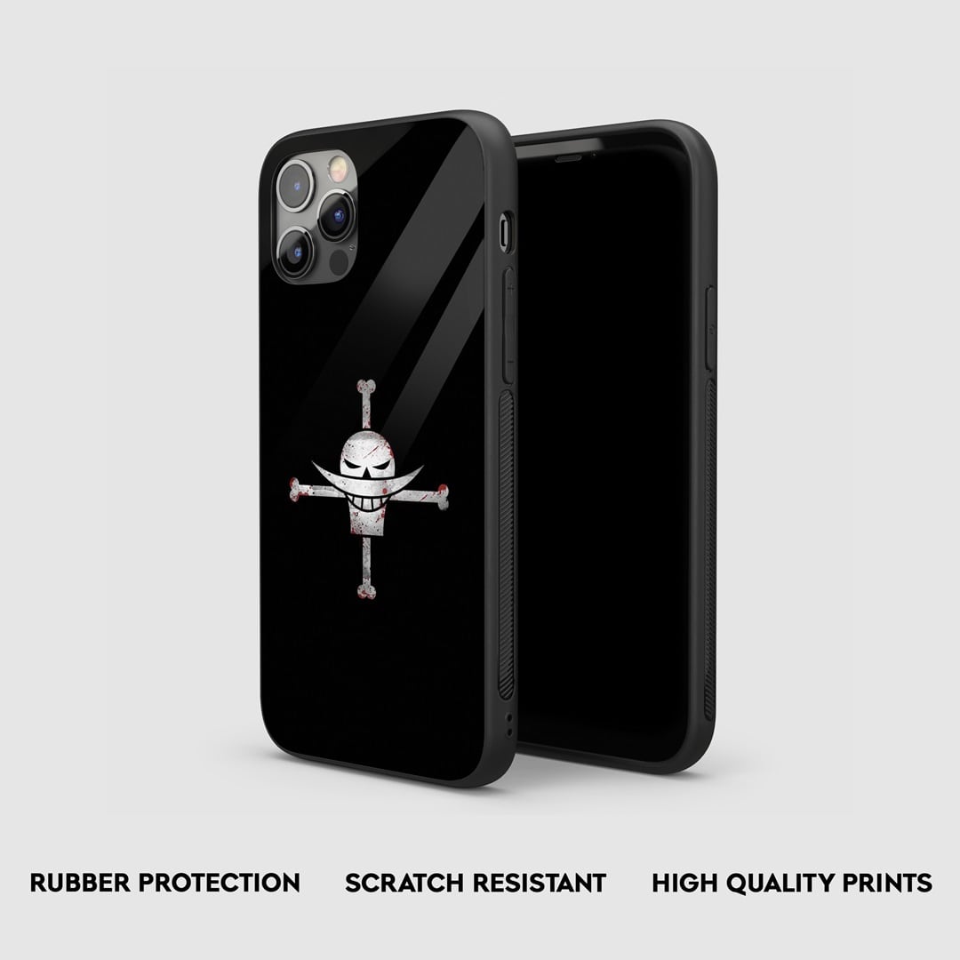 Black Beard Silicone Armored Phone Case