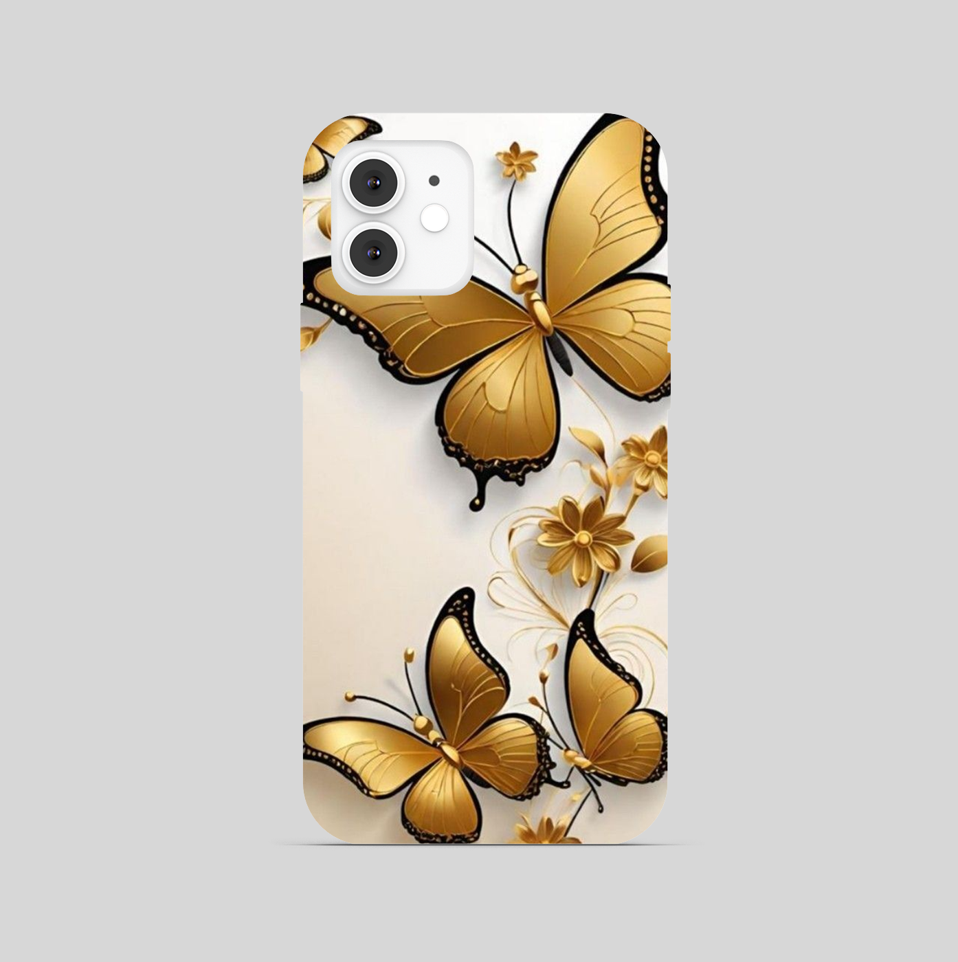 Butterfly Golden Colour Phone Cover