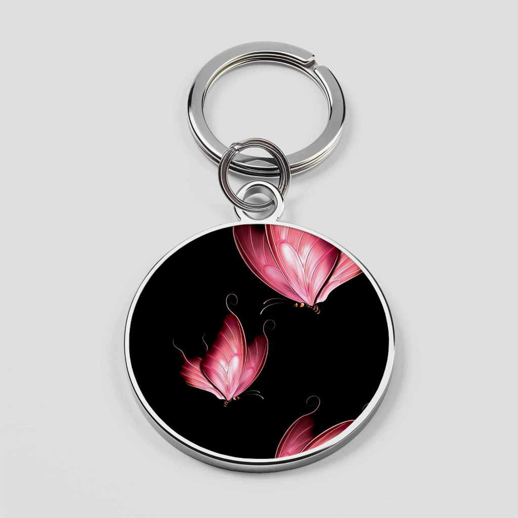 Butterfly Black Colour Theme Phone Cover