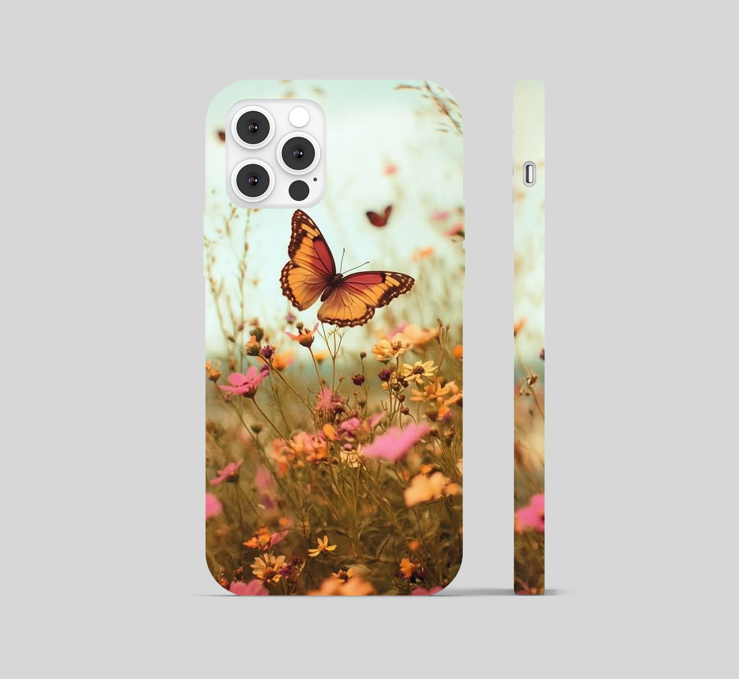 Butterfly Glider Theme Phone Cover