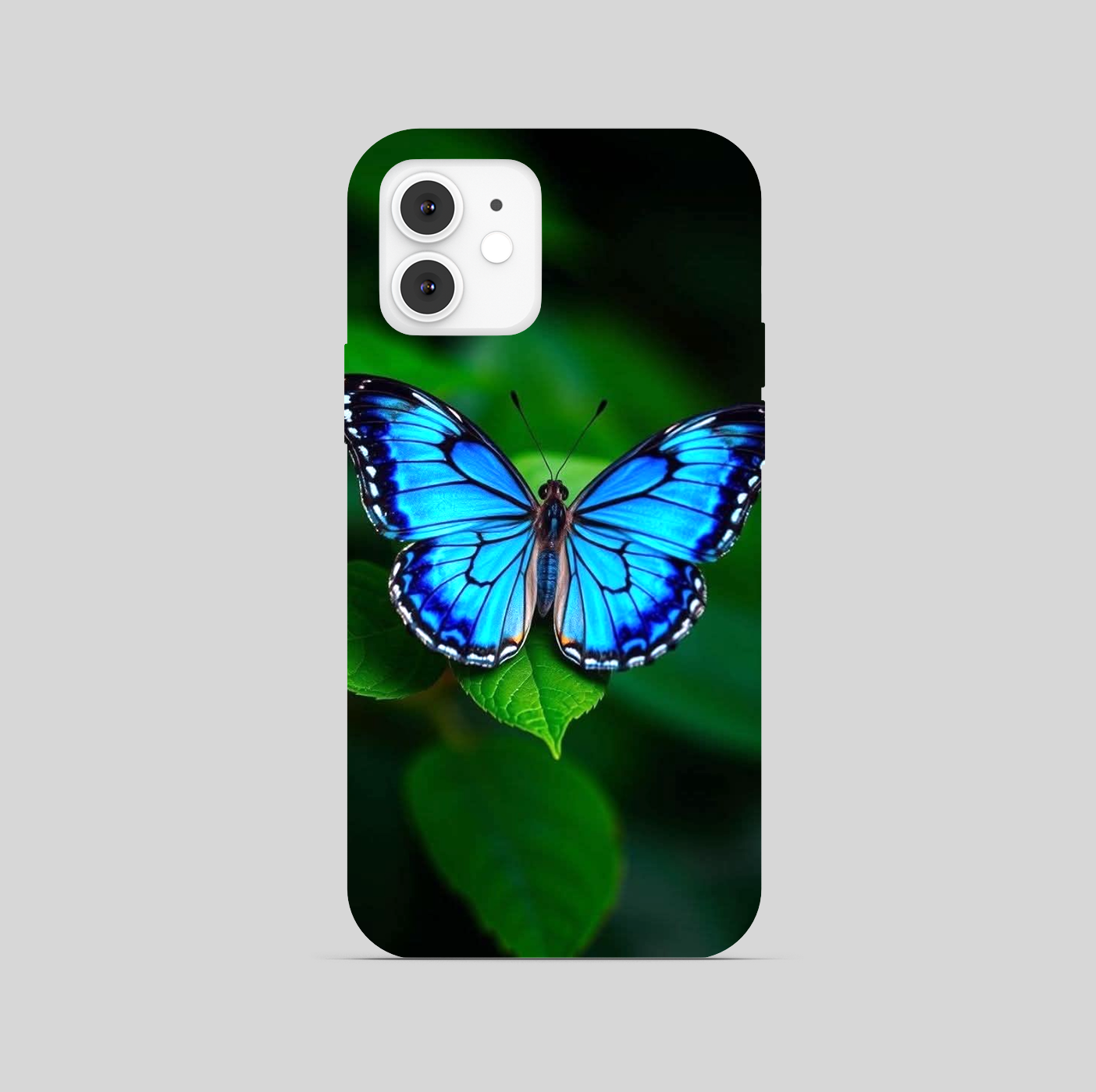 Butterfly Shining Green leaf Phone Cover