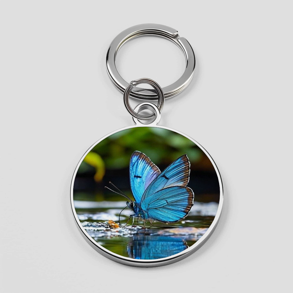 Butterfly Shining Blue Phone Cover