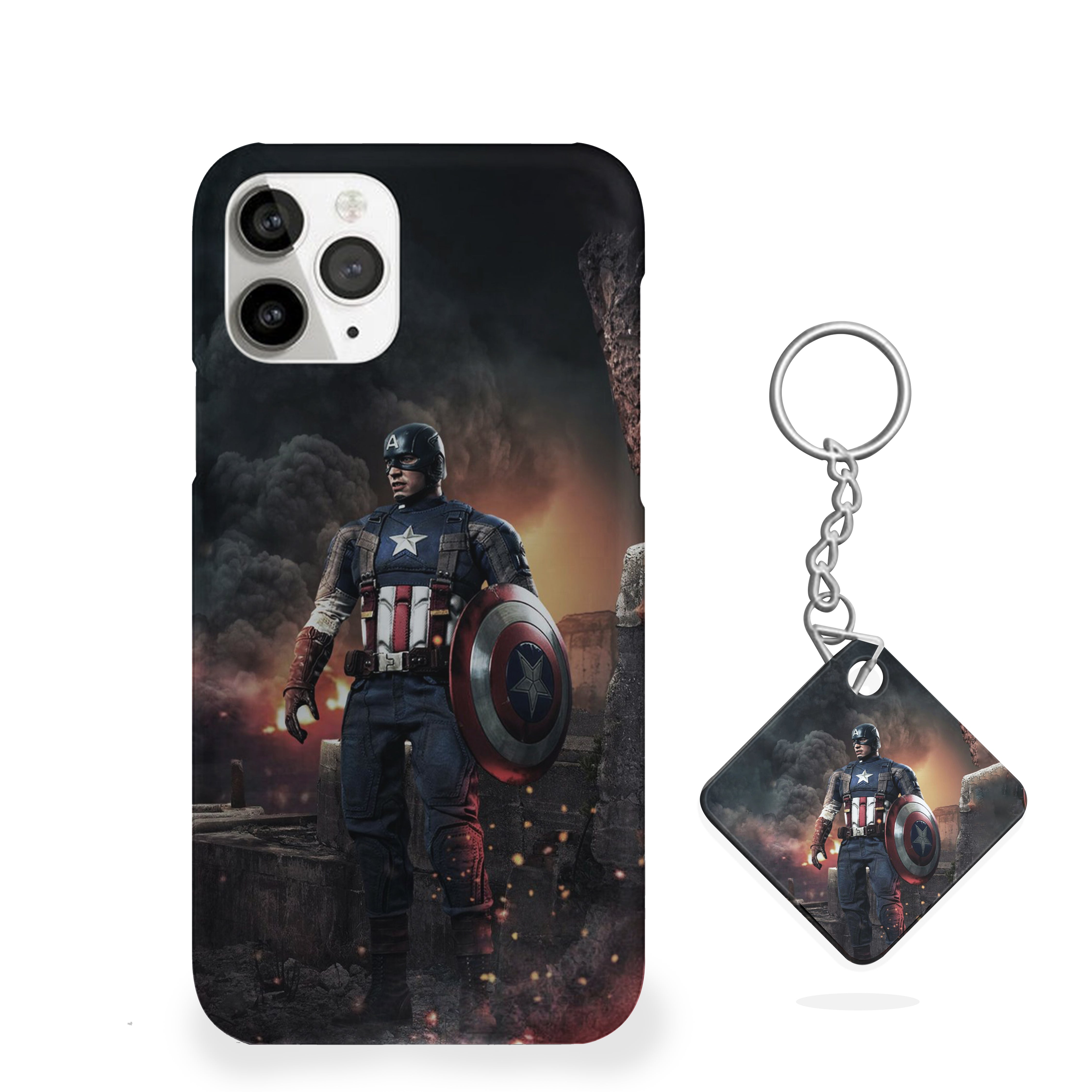 Timeline of a Hero Captain America Phone Cover