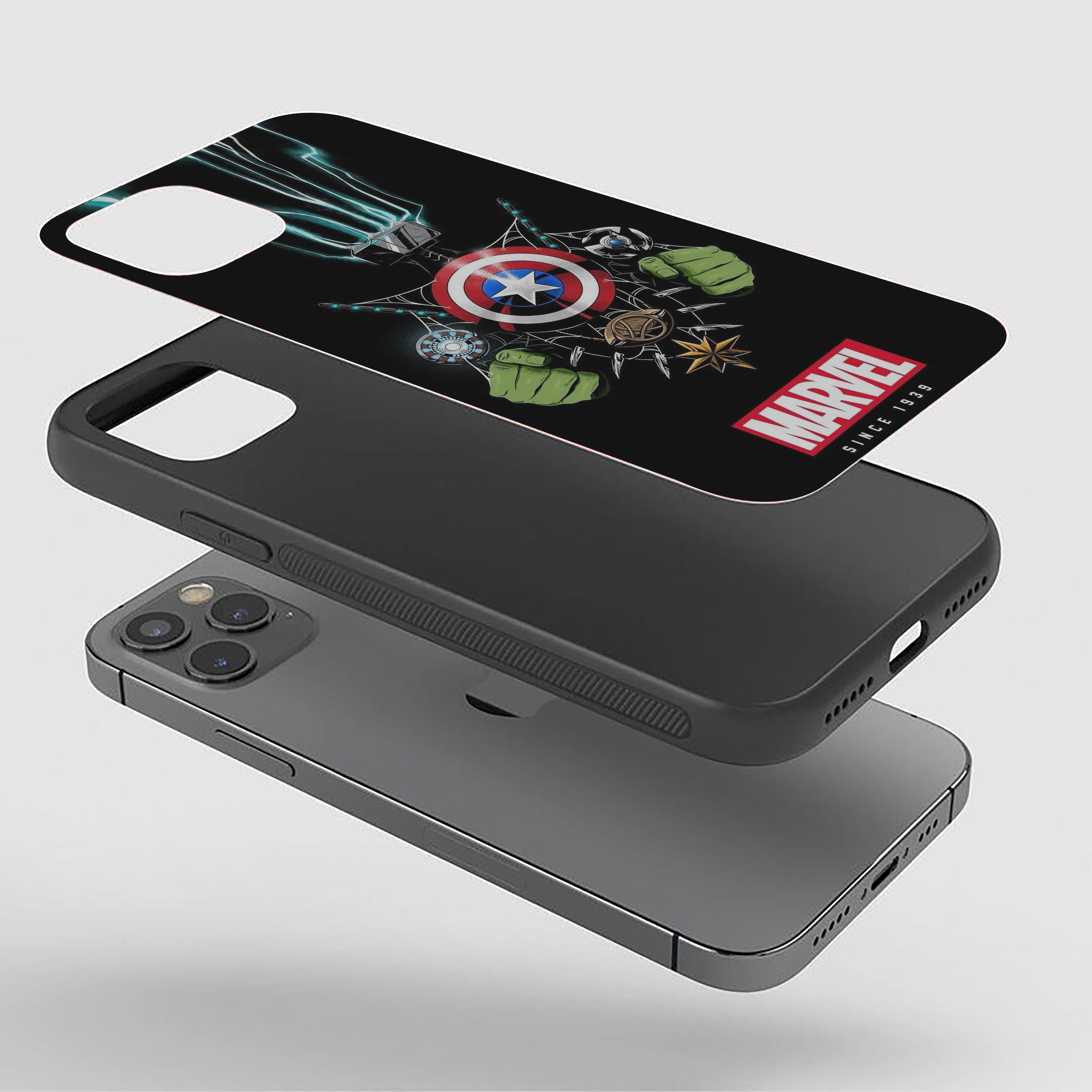 Marvel Legends United Captain America Silicone Armored Phone Case