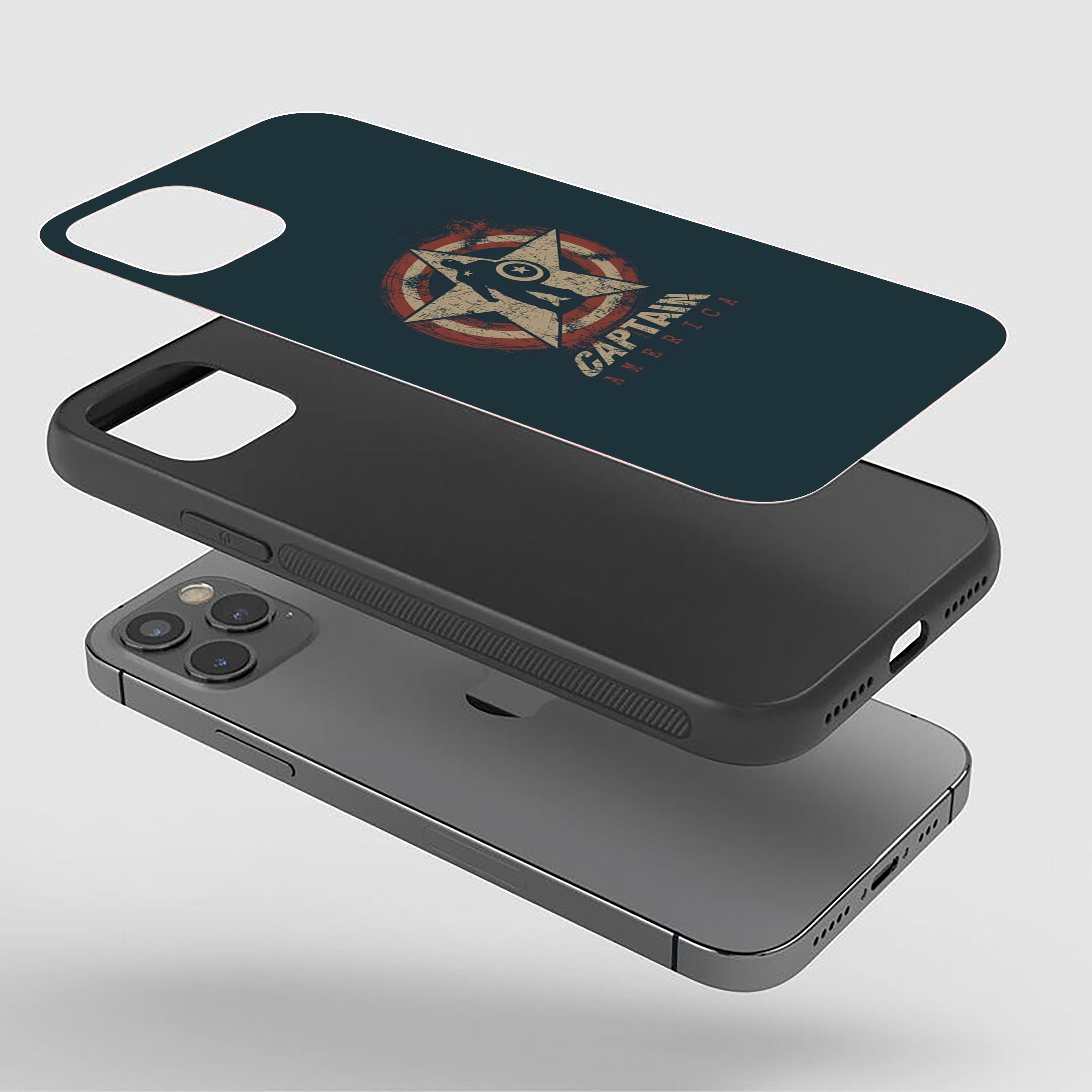 The Sentinel Captain America Silicone Armored Phone Case