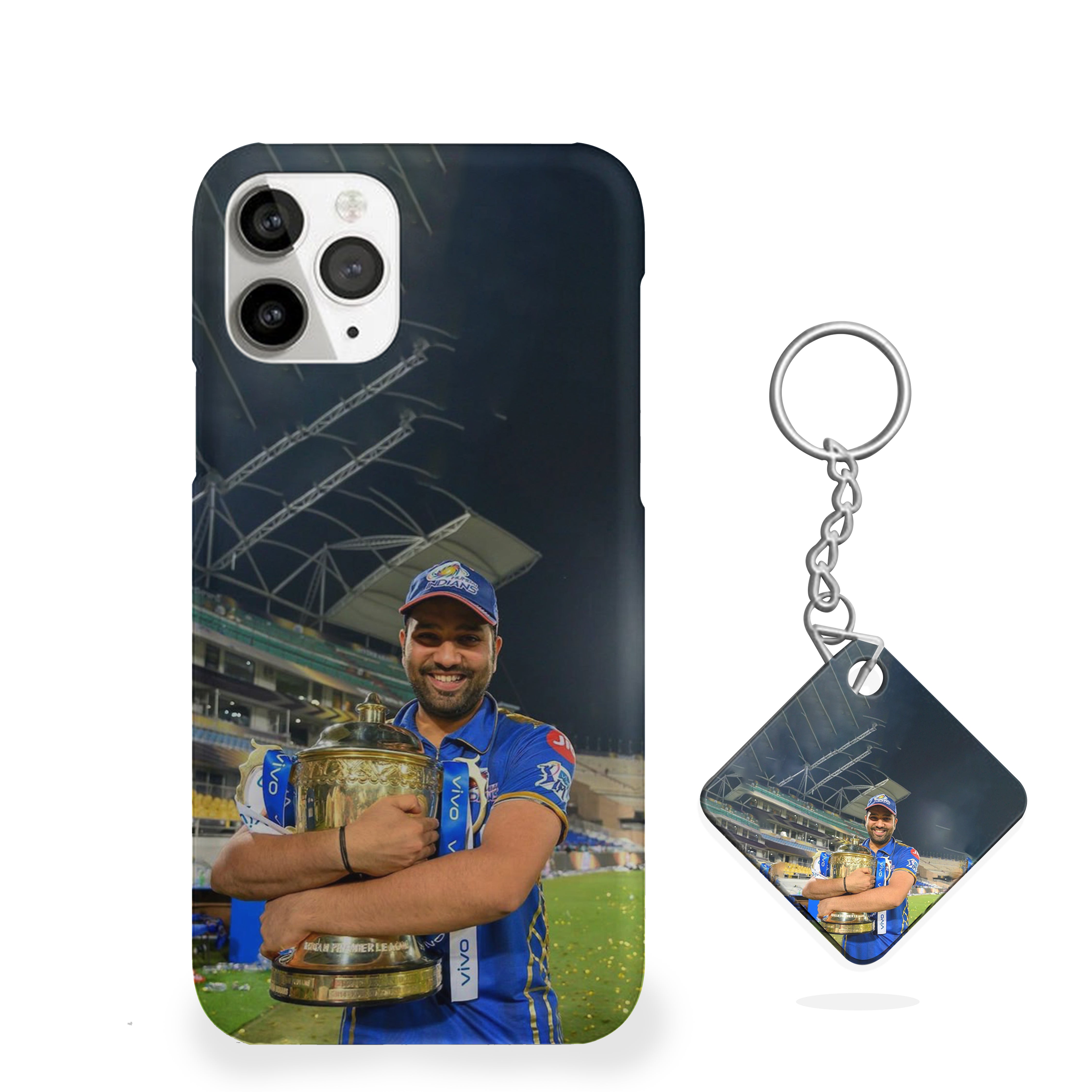 Rohit The Trophy Embrace Cricket Phone Cover
