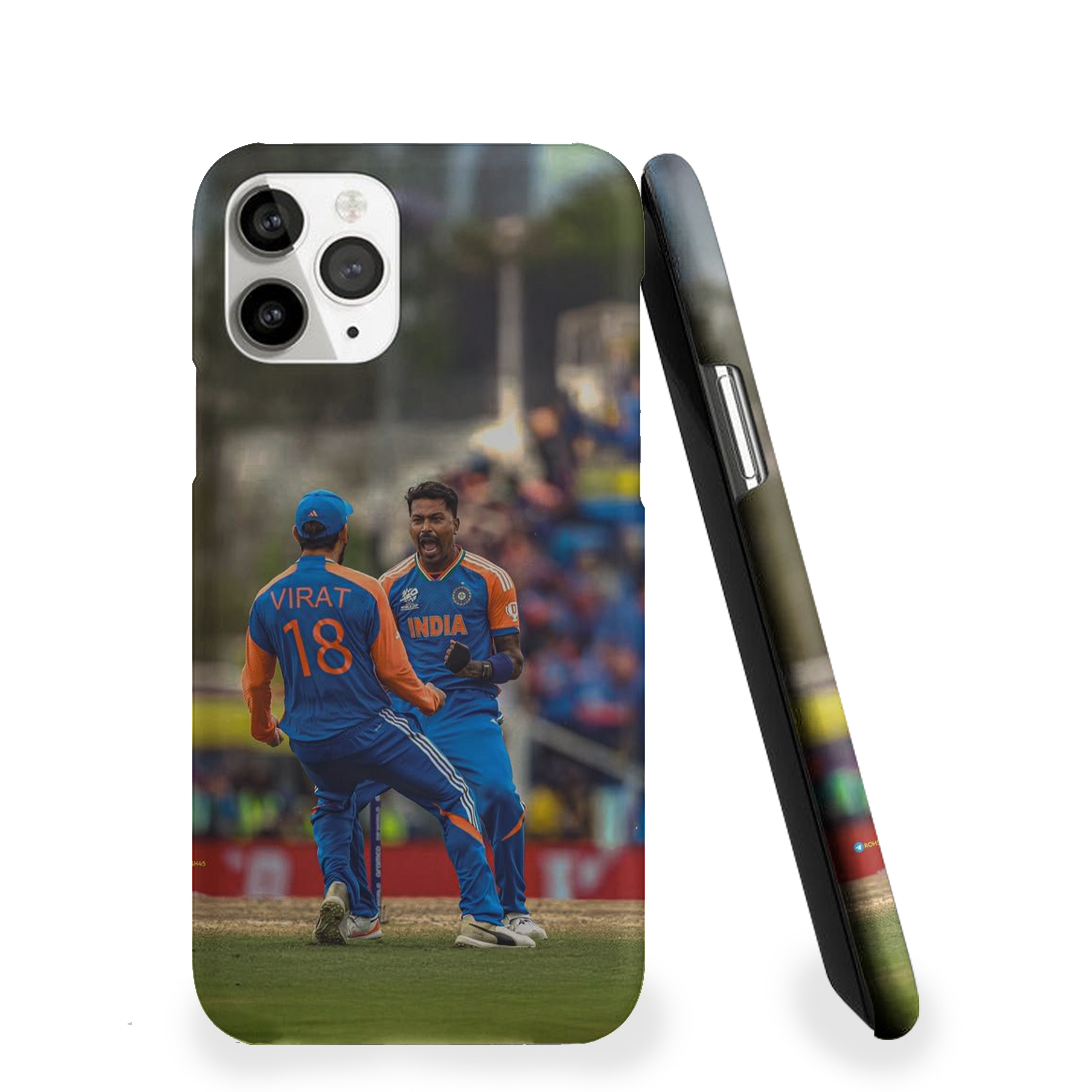 Victory Vibes Virat And Hardik Cricket Phone Cover