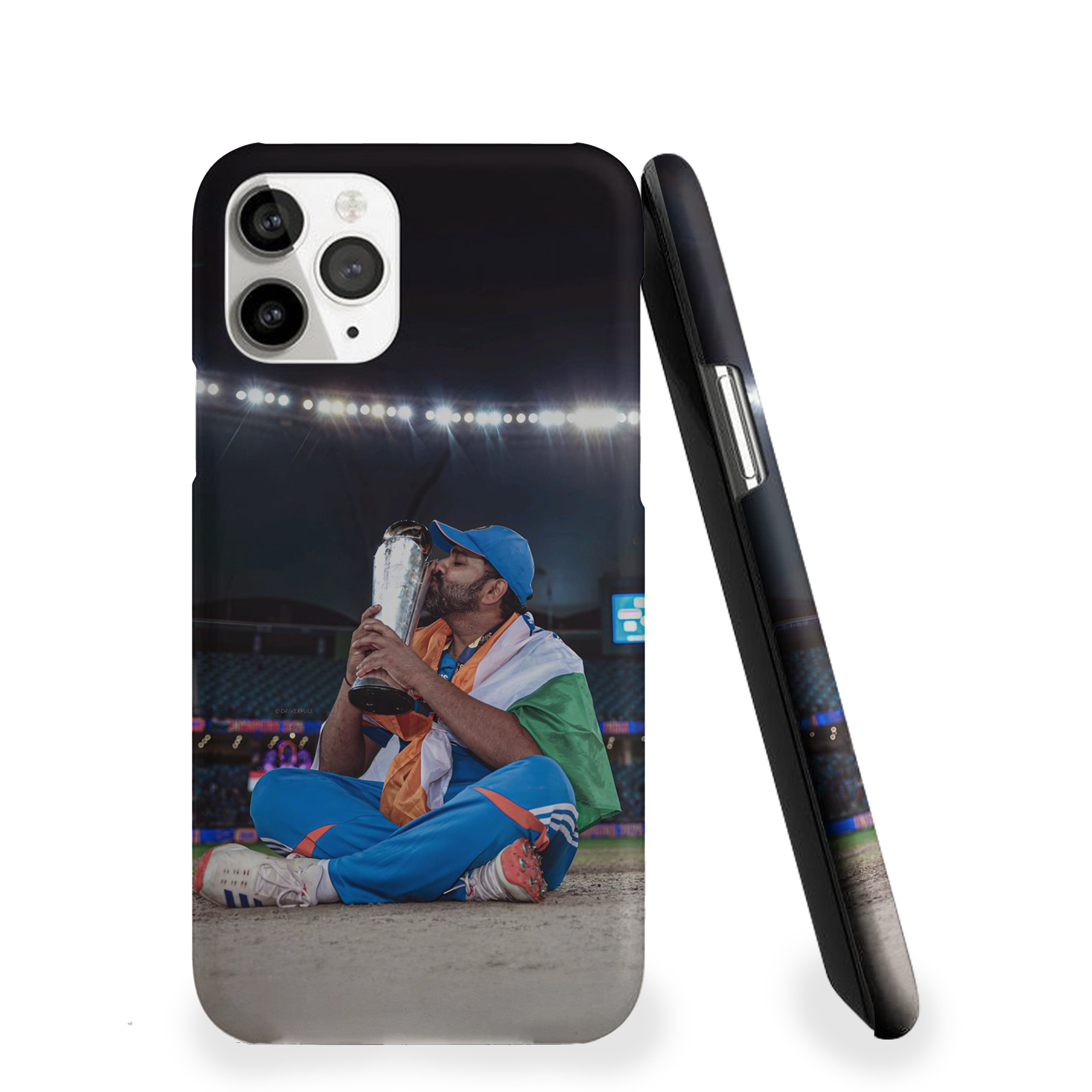 Rohit Sharma with Cup Cricket Phone Cover