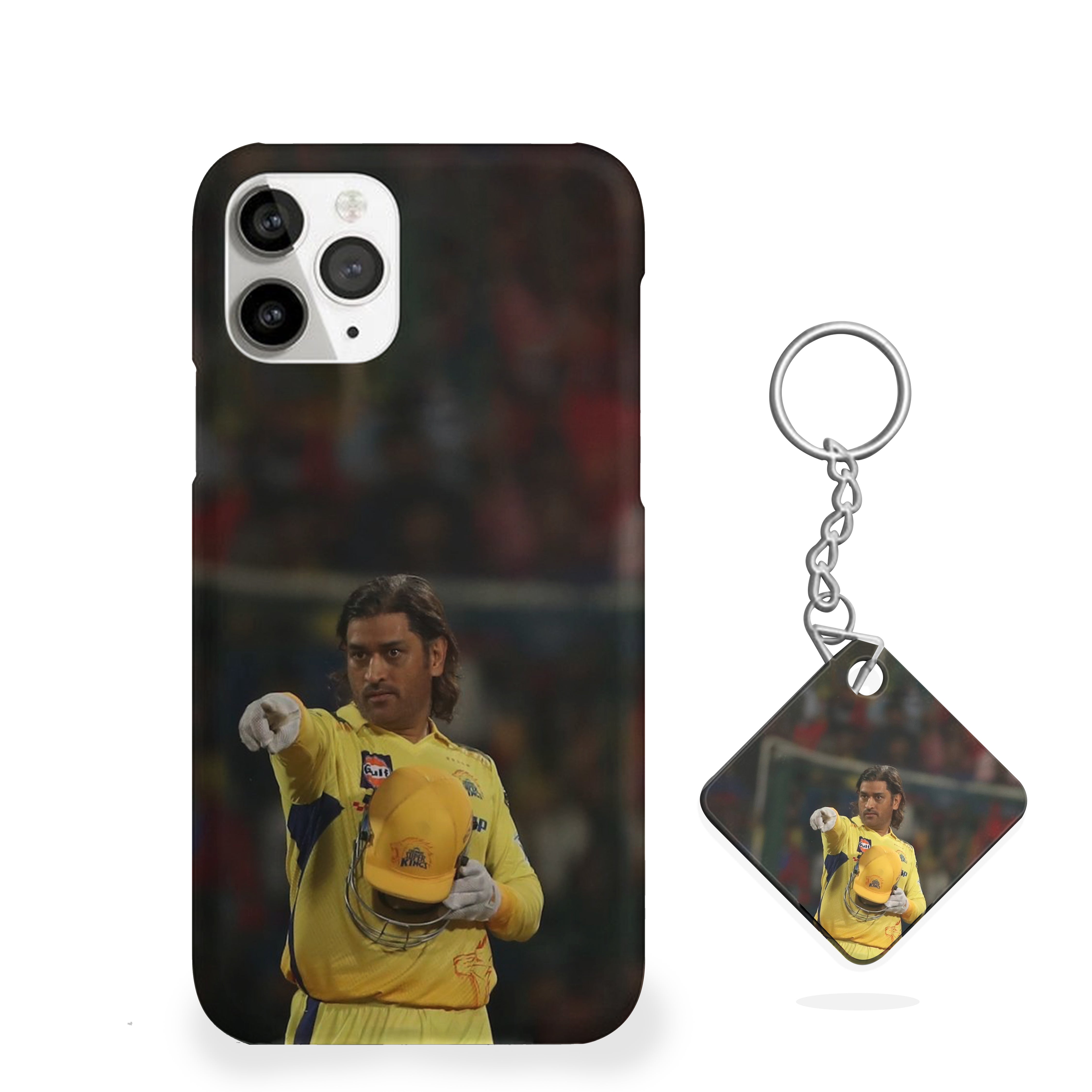 MS Dhoni Chennai Super Kings (CSK) Printed Cricket Phone Cover