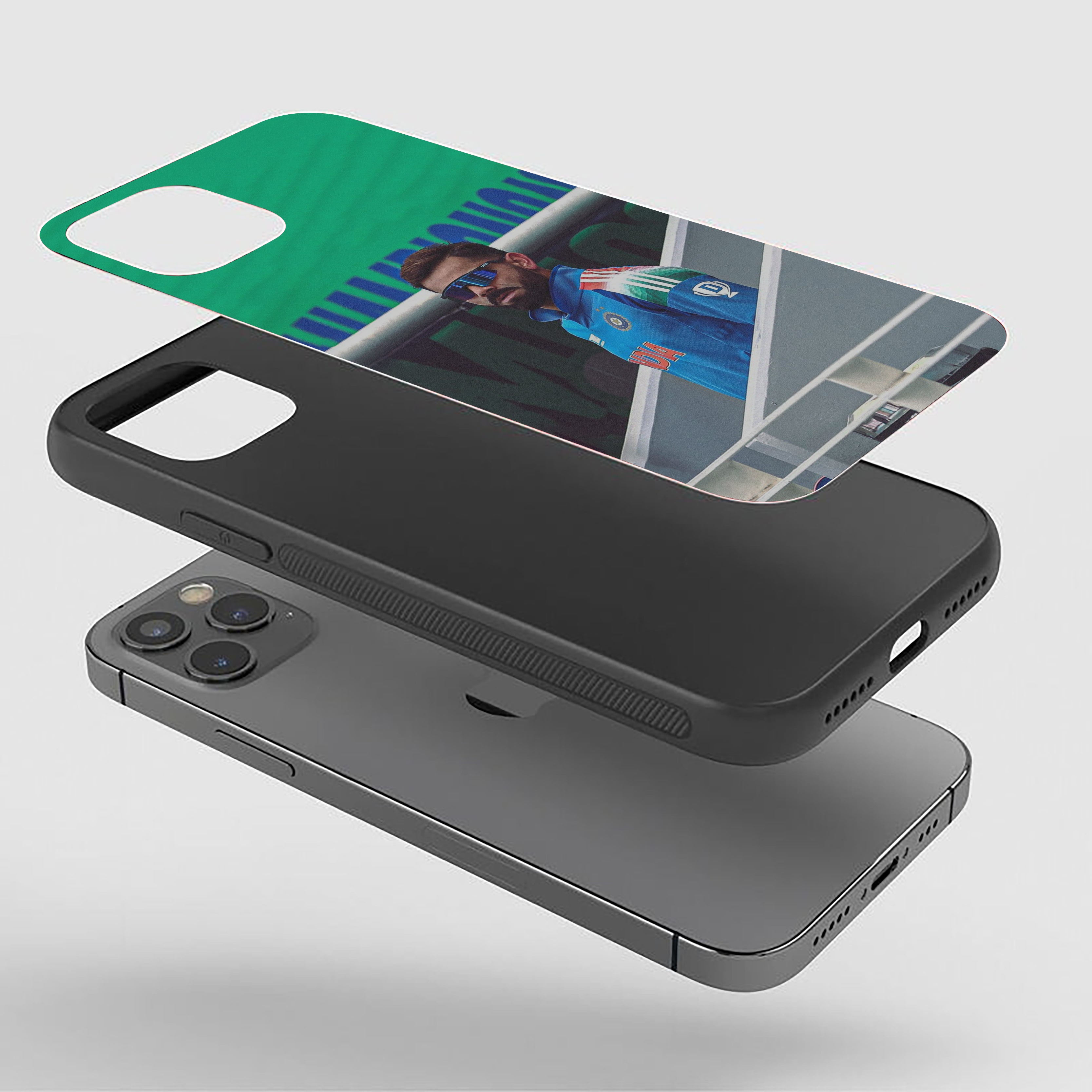Virat Kohli Stylish Silicone Armored Phone Case